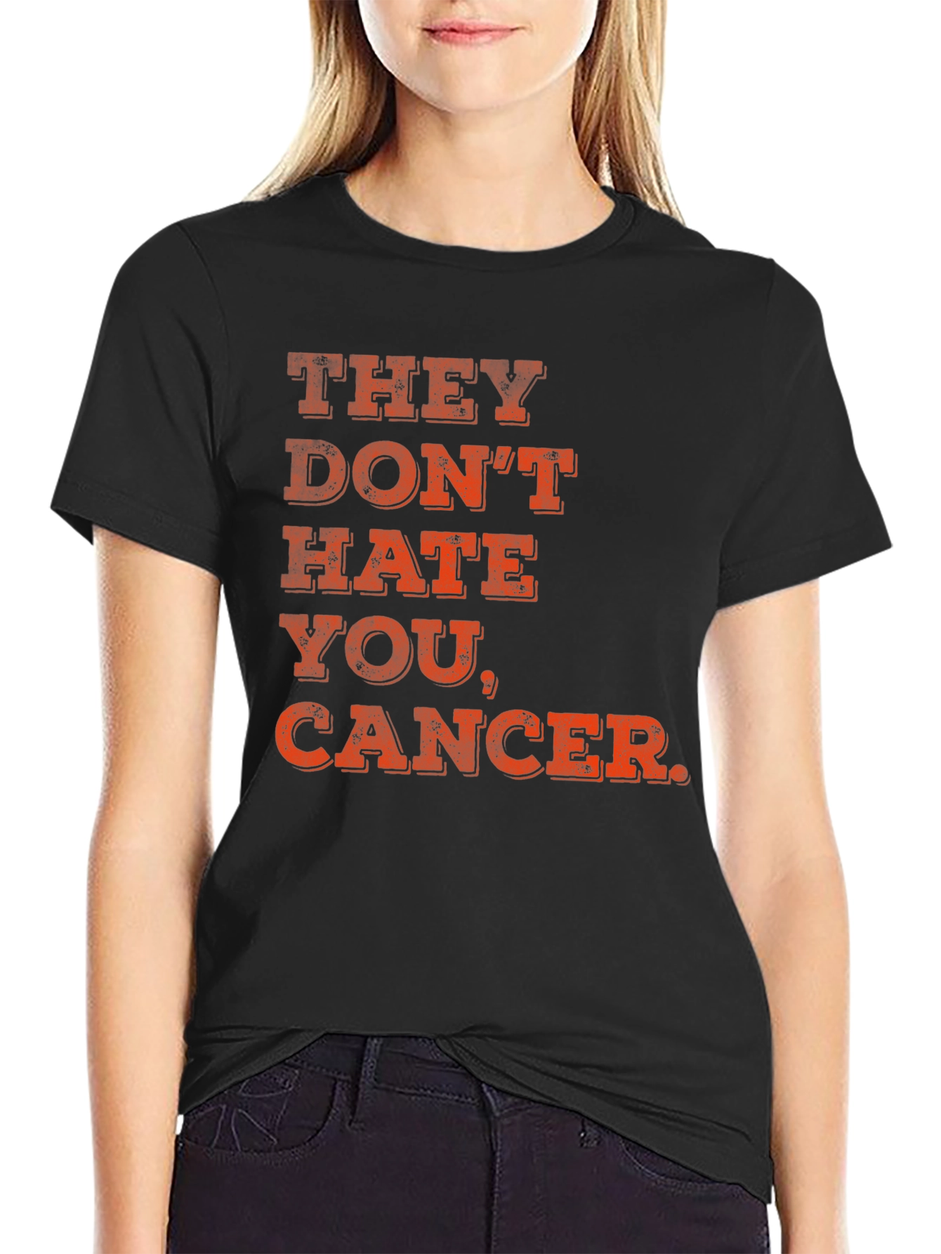 They Don't Hate You, Cancer T-Shirt - 2