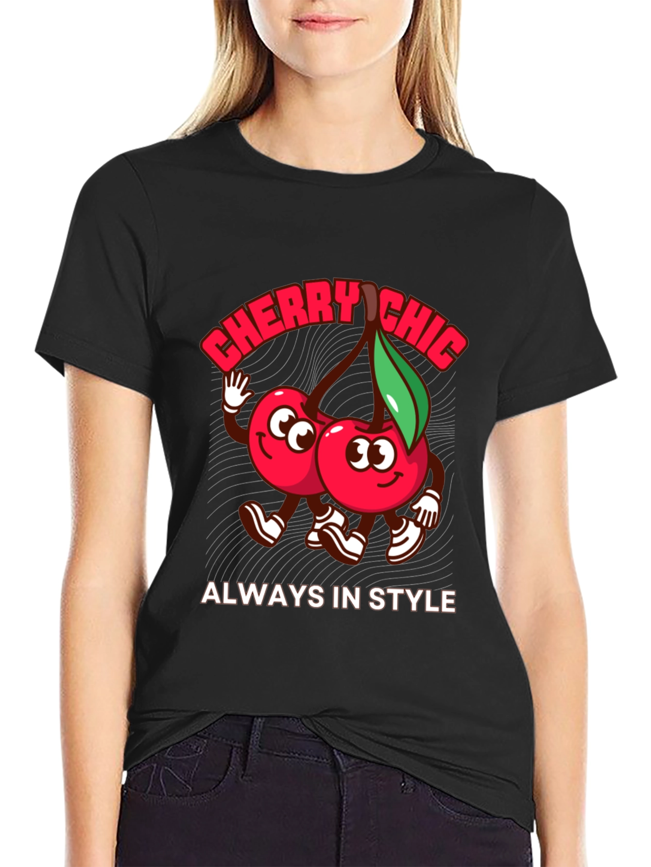 Black Cherry Chic Graphic Tee view 2