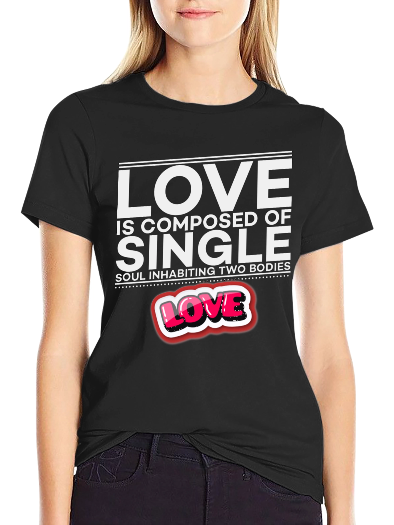 Black Love is Composed Of Single Soul T-Shirt view 2
