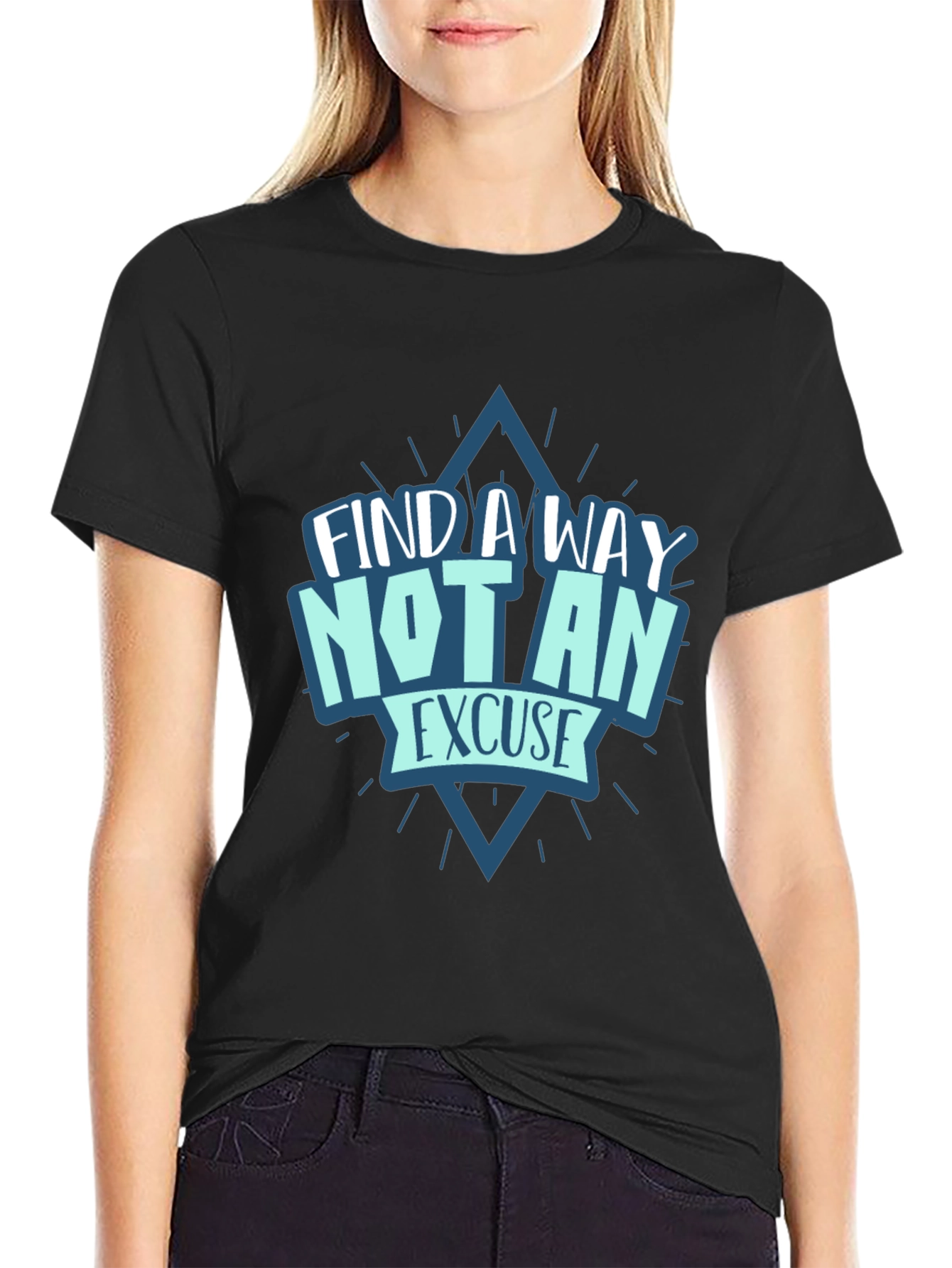 Black Find a Way Graphic T-Shirt - Black view 2