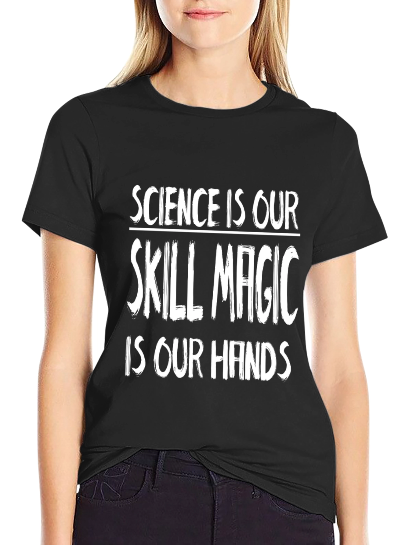 Black Science is Our Skill Magic T-Shirt view 2