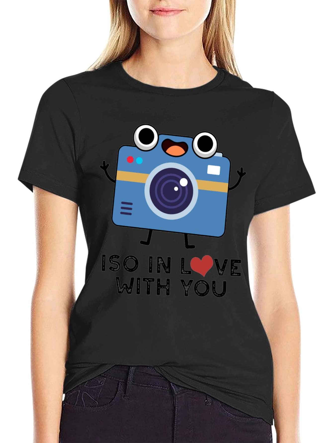 Cute Camera T-Shirt - ISO In Love With You - 2
