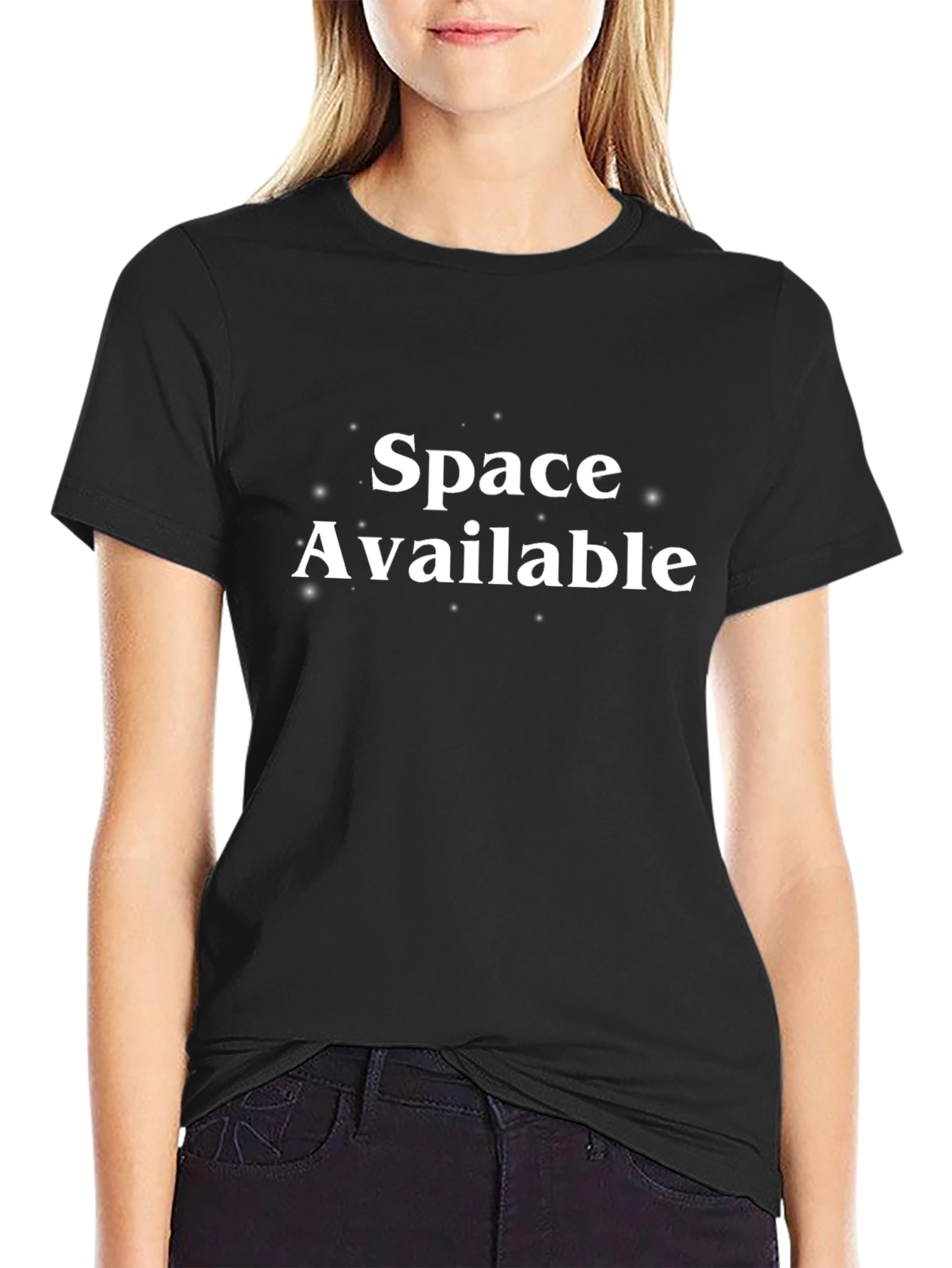 Black Space Available Graphic T-Shirt view 2