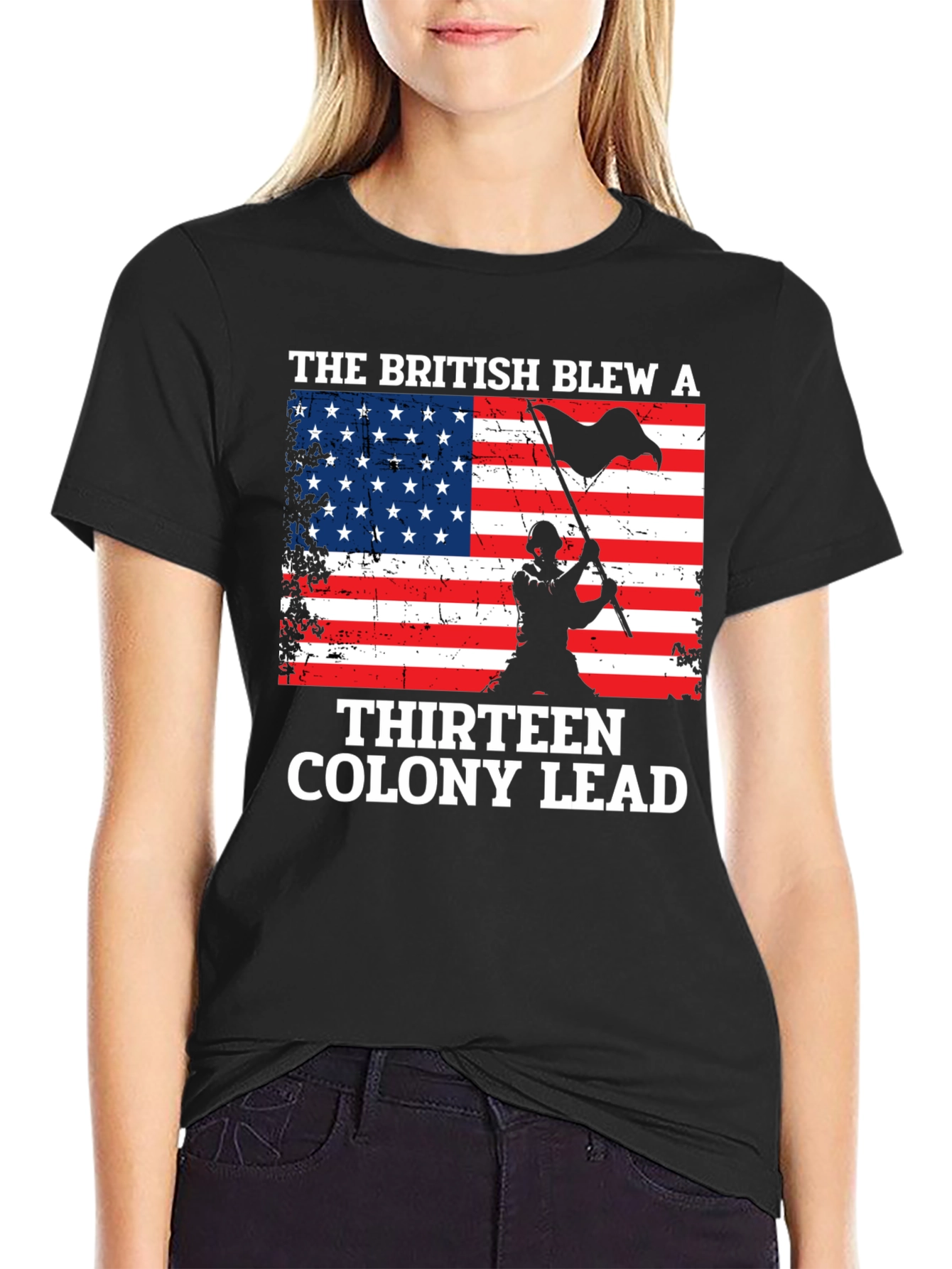 Black British Blew a Thirteen Colony Lead T-Shirt view 2