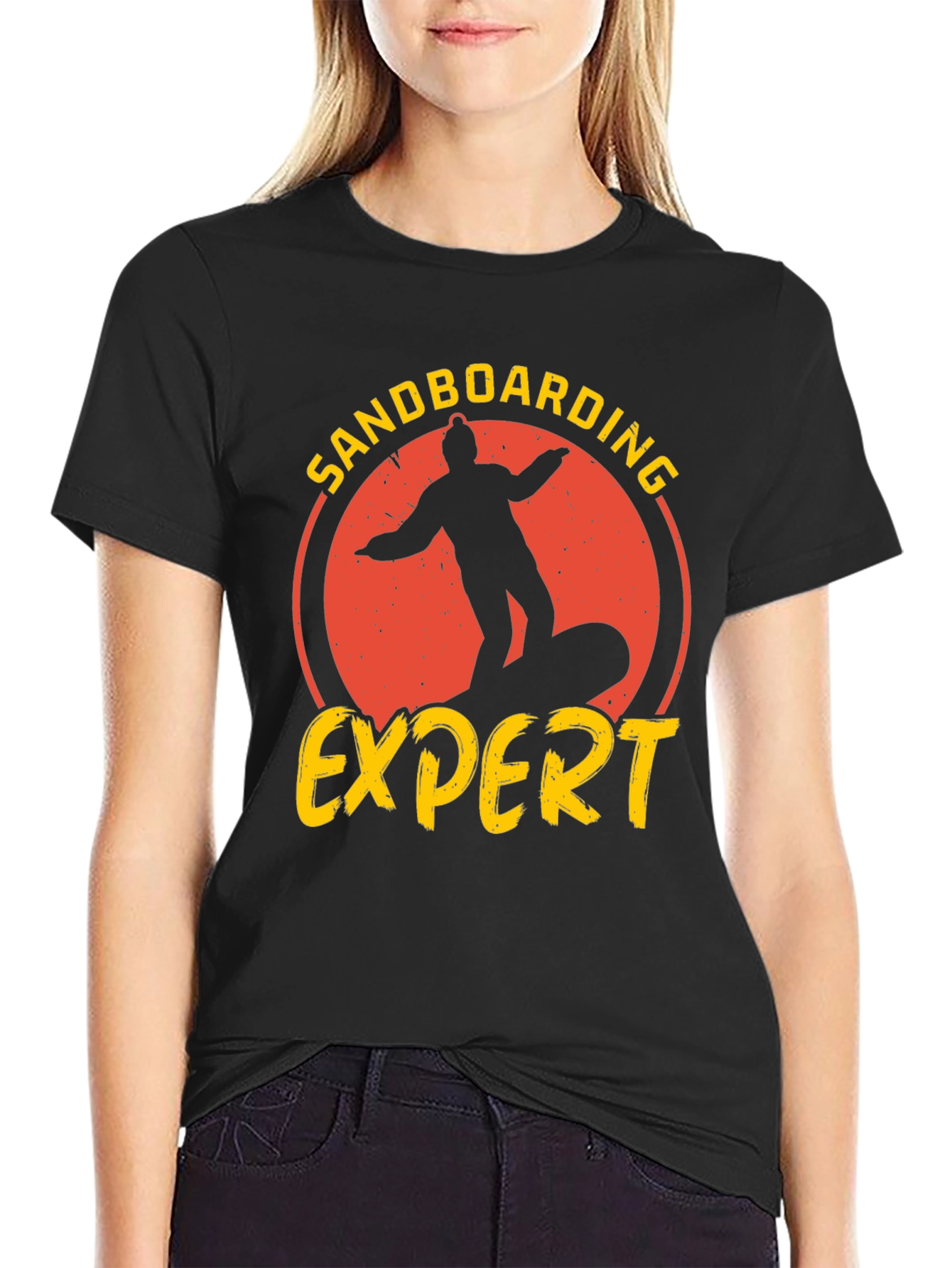 Sandboarding Expert T-Shirt - Cool Graphic Tee - 2