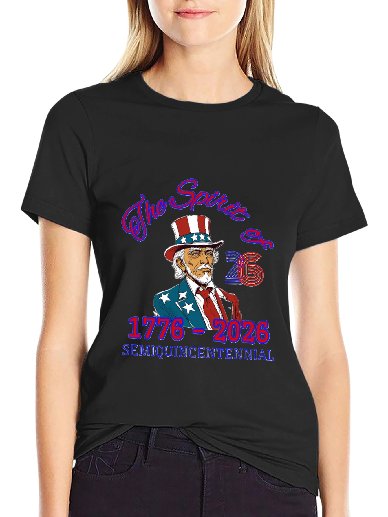 Semi-Quincentennial USA Patriotic T-Shirt - 2