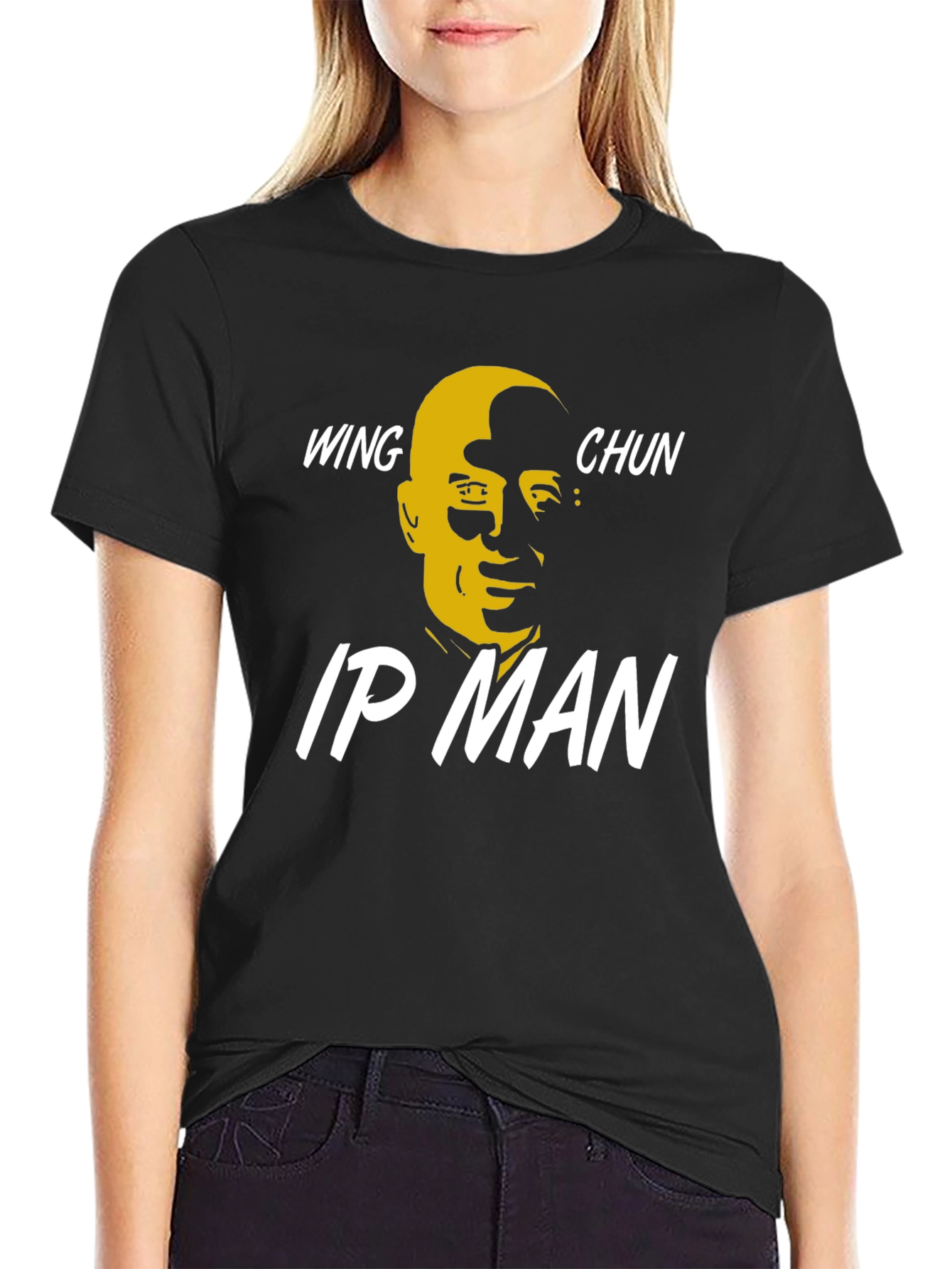 Black Wing Chun IP Man T-Shirt - Martial Arts Style view 2