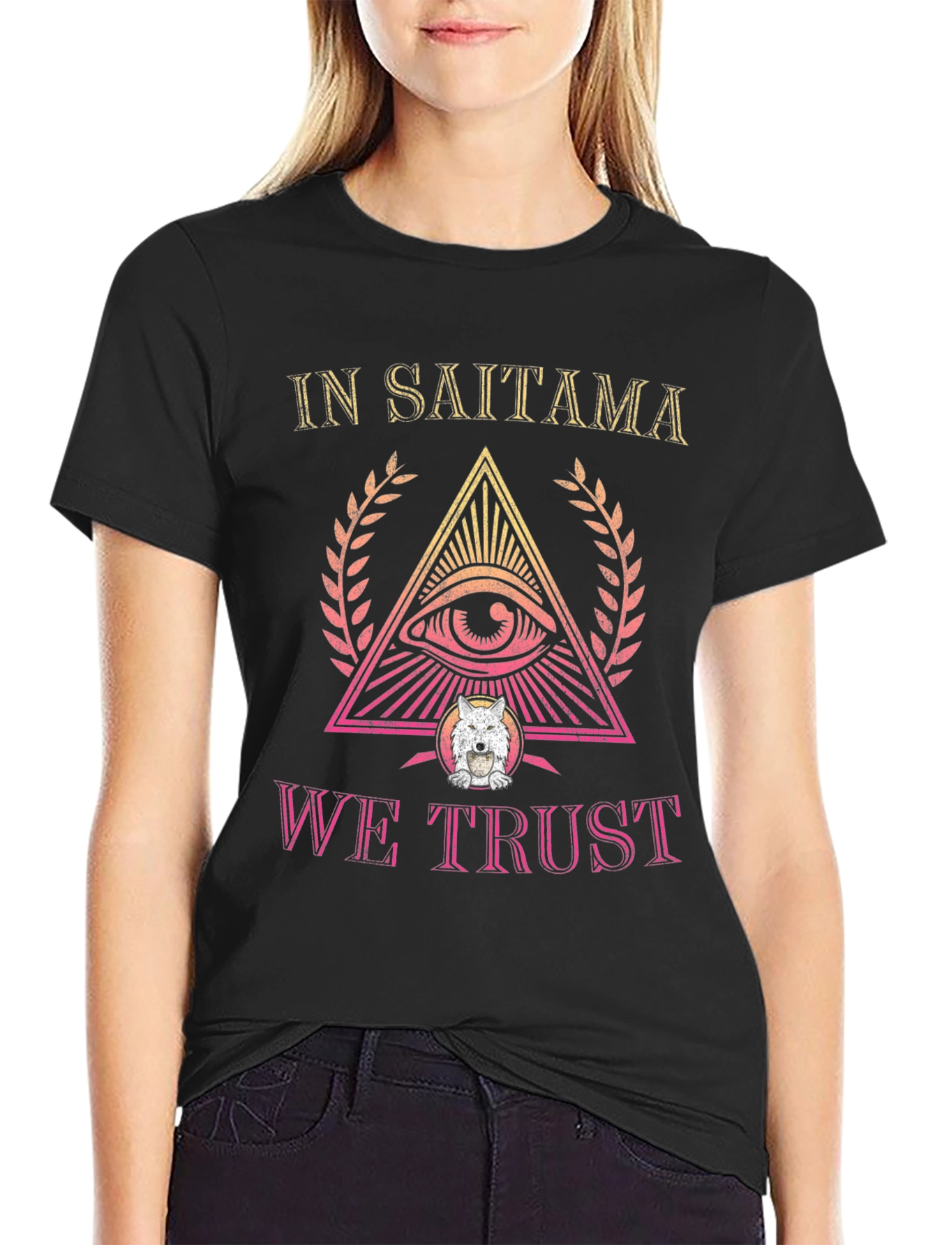 Black In Saitama We Trust Graphic Tee view 2
