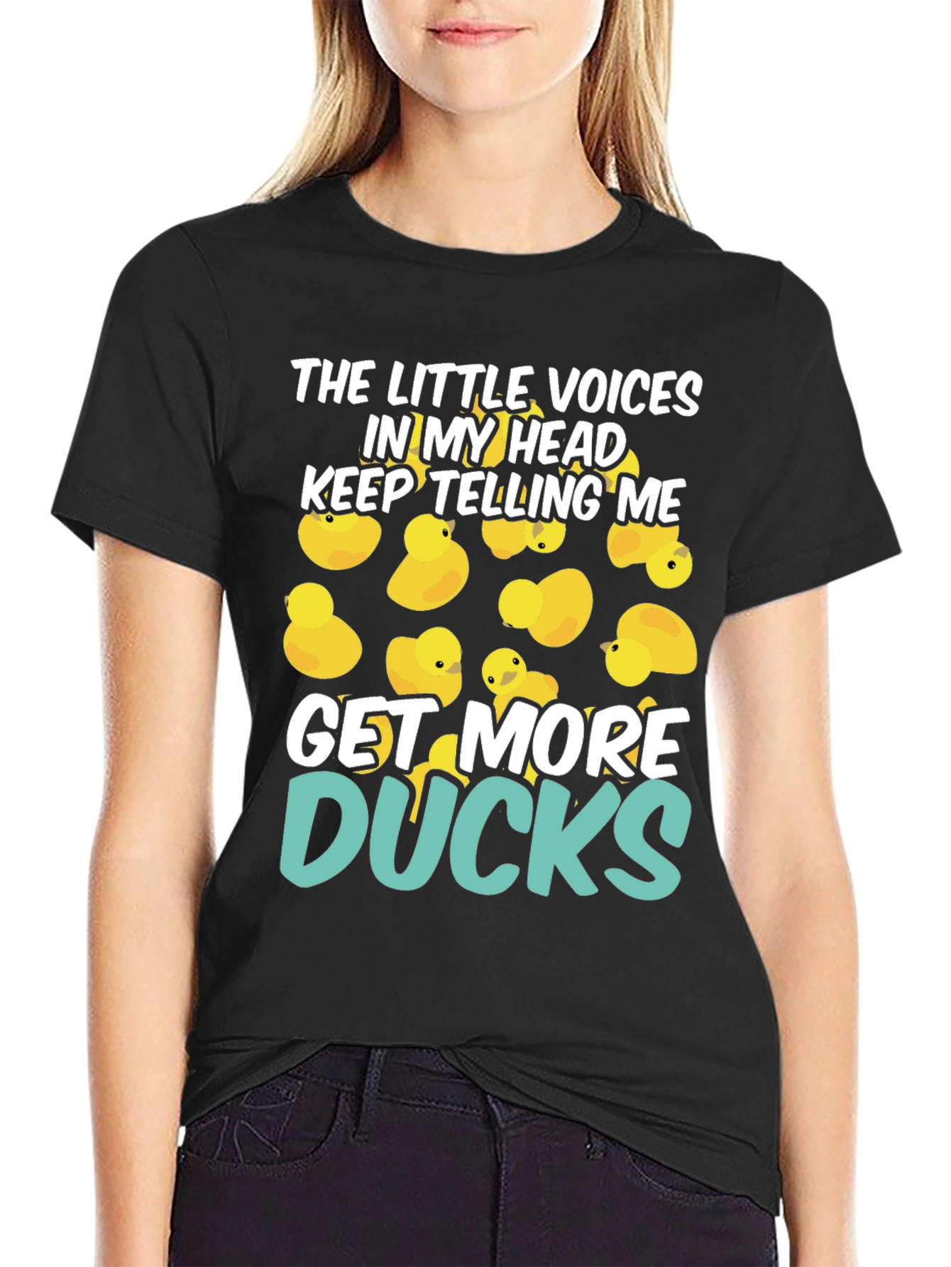 Black Get More Ducks T-Shirt view 2