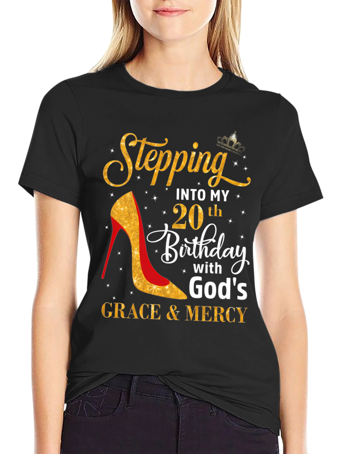 Stepping Into My 20th Birthday T-Shirt - 2