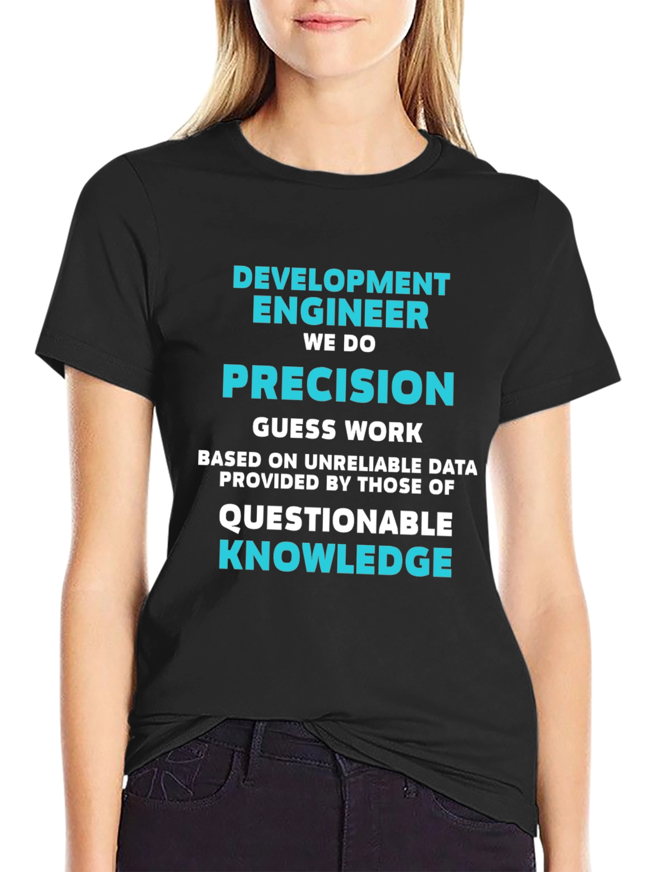 Black Development Engineer Precision Tee view 2