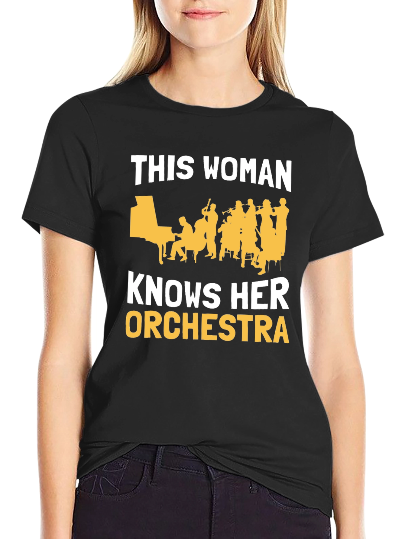 Black Orchestra Conductor T-Shirt view 2