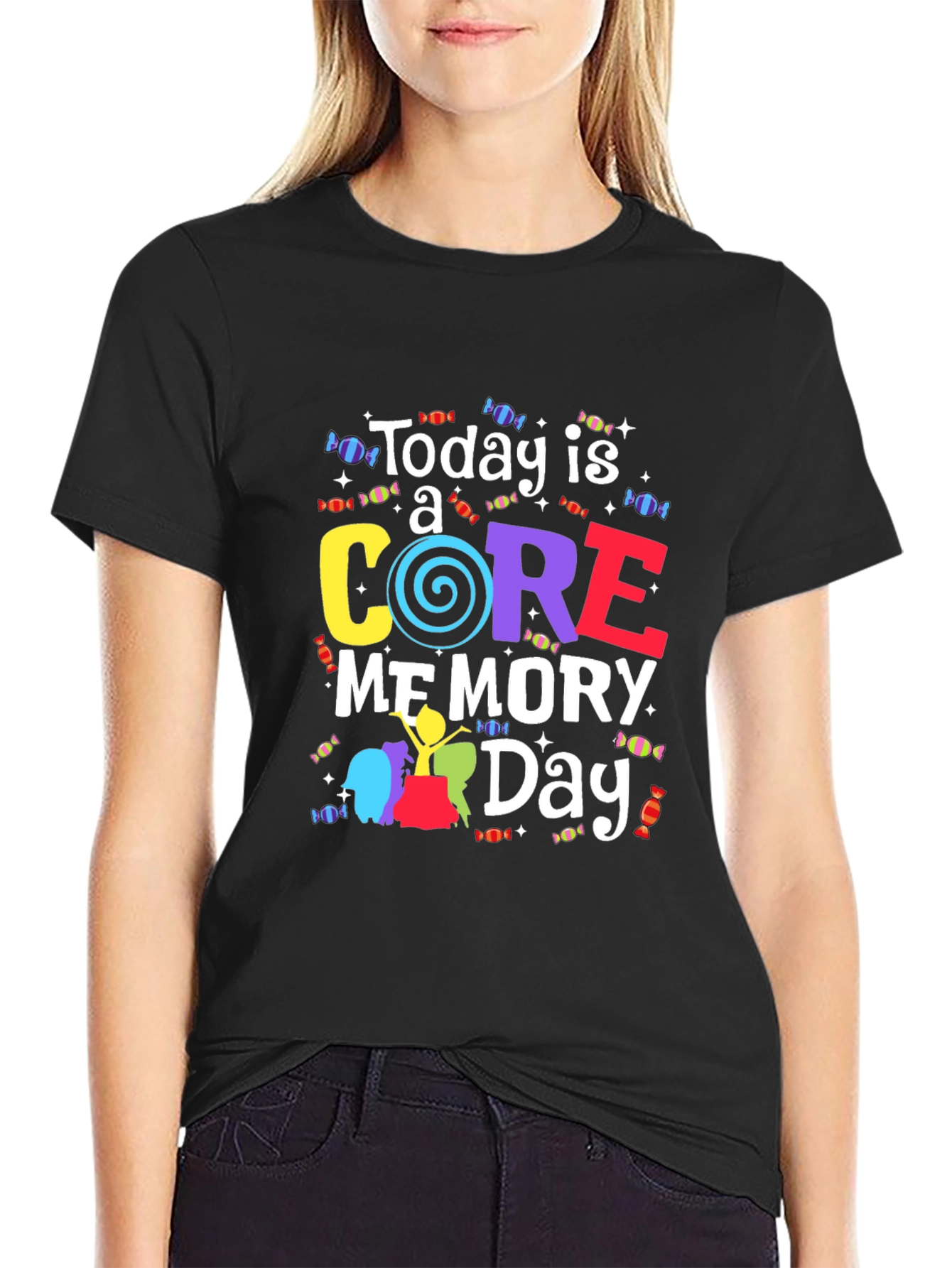 Black Today is a Core Memory Day T-Shirt view 2