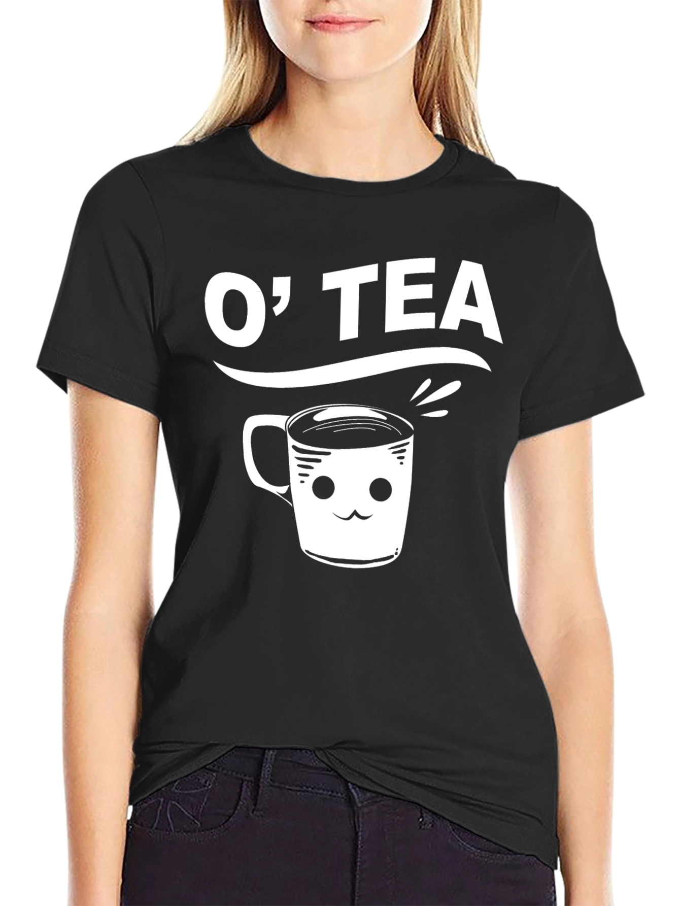 Black O' Tea Funny Graphic Tee view 2