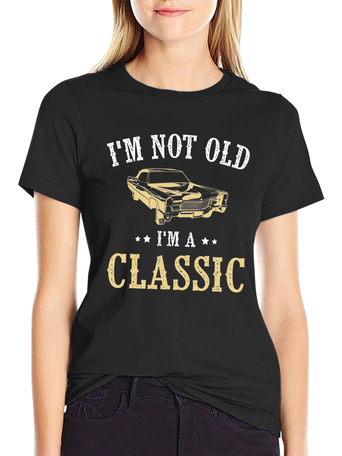Black I'm Not Old I'm A Classic Graphic T-Shirt view 2