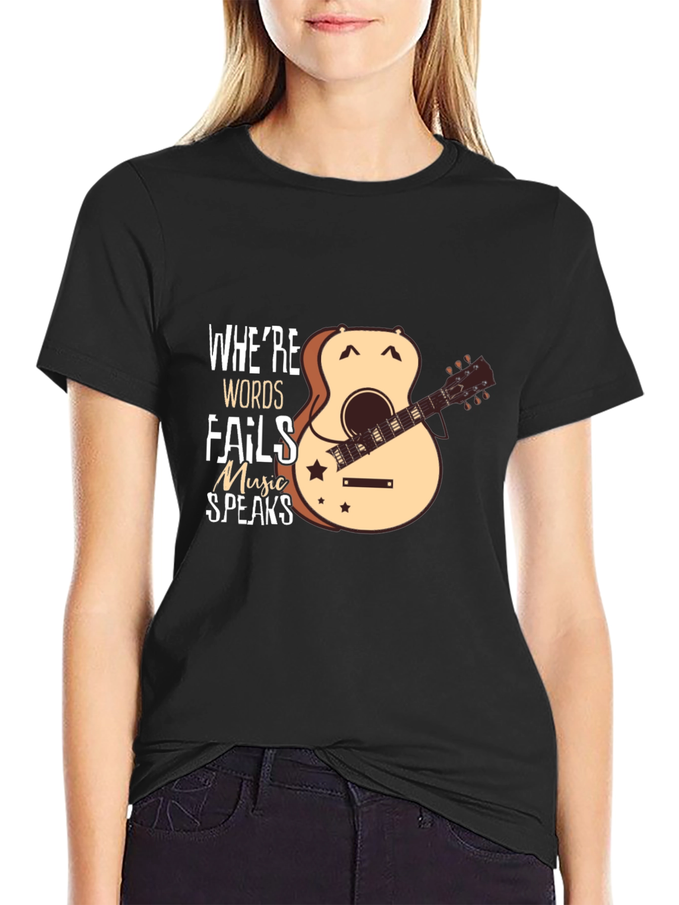 Music Speaks Men's Graphic Tee - 2