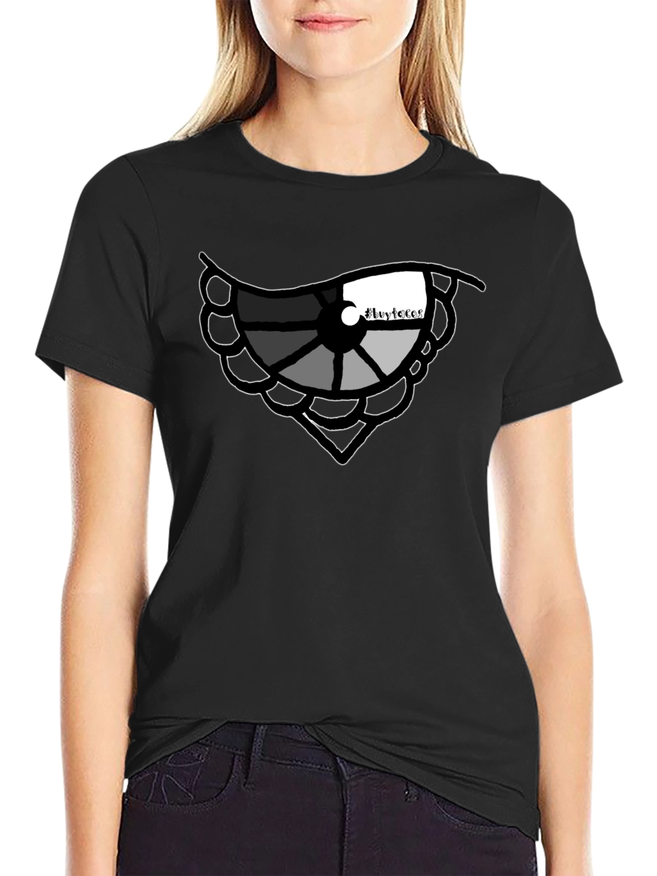 Black Eye See You Graphic T-Shirt - Black view 2