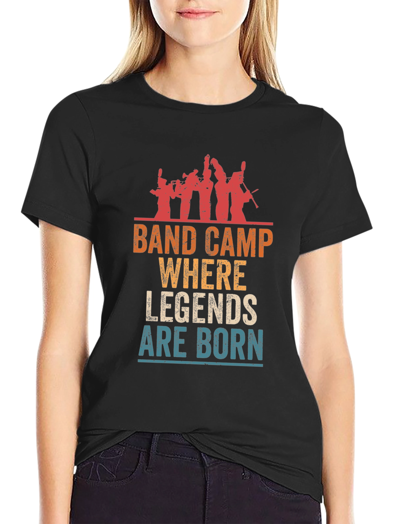 Black Band Camp Legends T-Shirt - Music Tee view 2