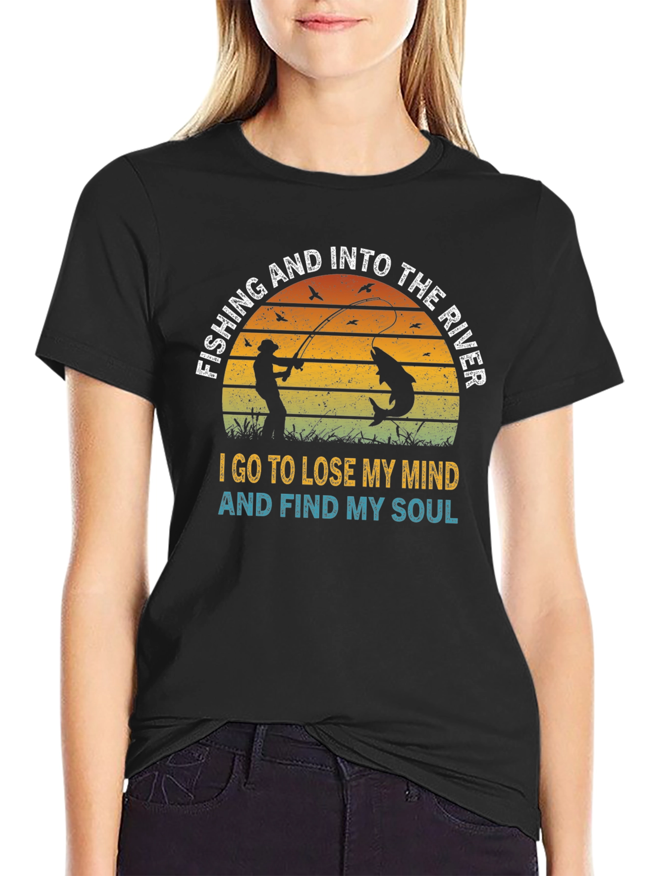 Fishing T-Shirt: Lose Your Mind, Find Your Soul - 2