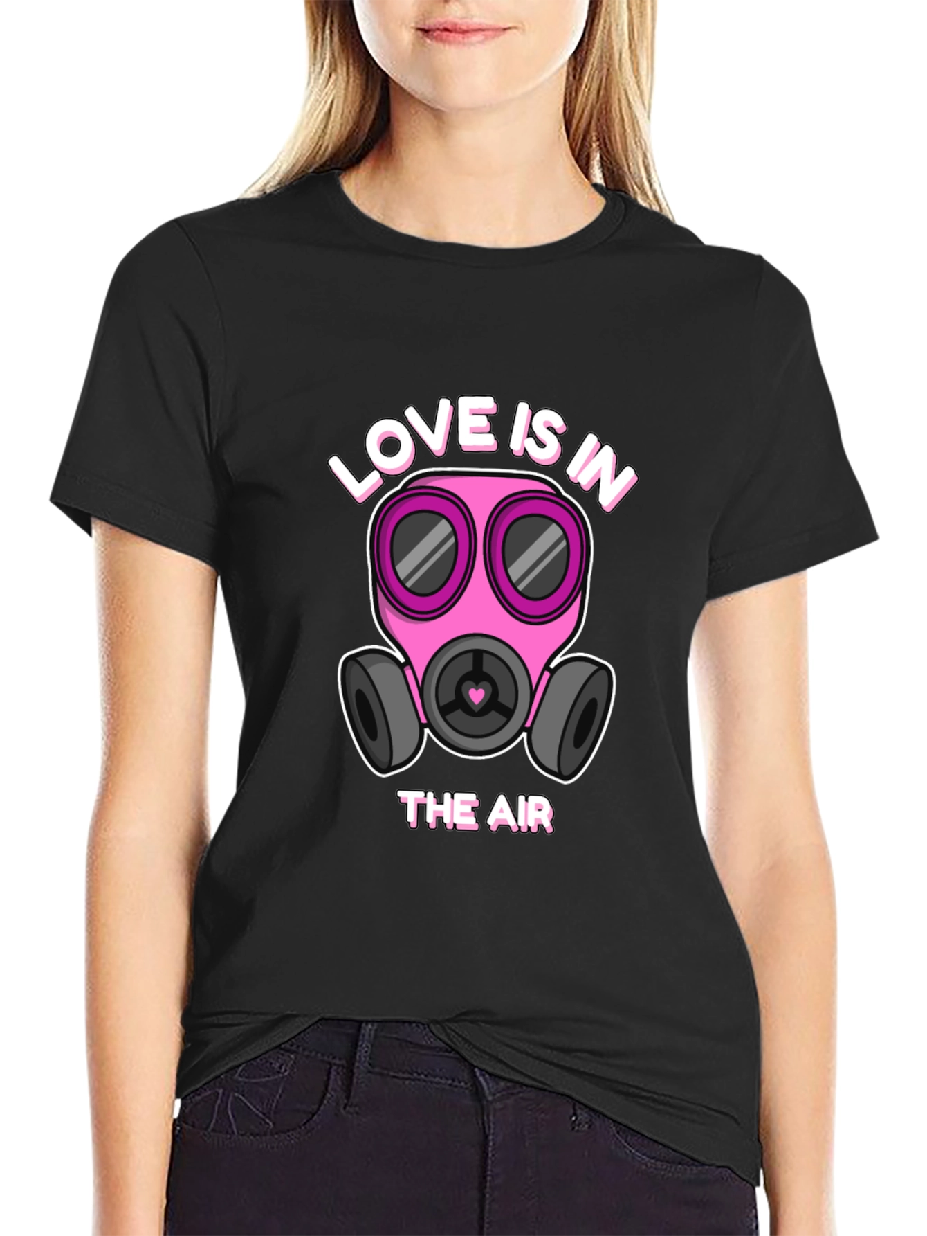 Black Love is in the Air Graphic T-Shirt view 2
