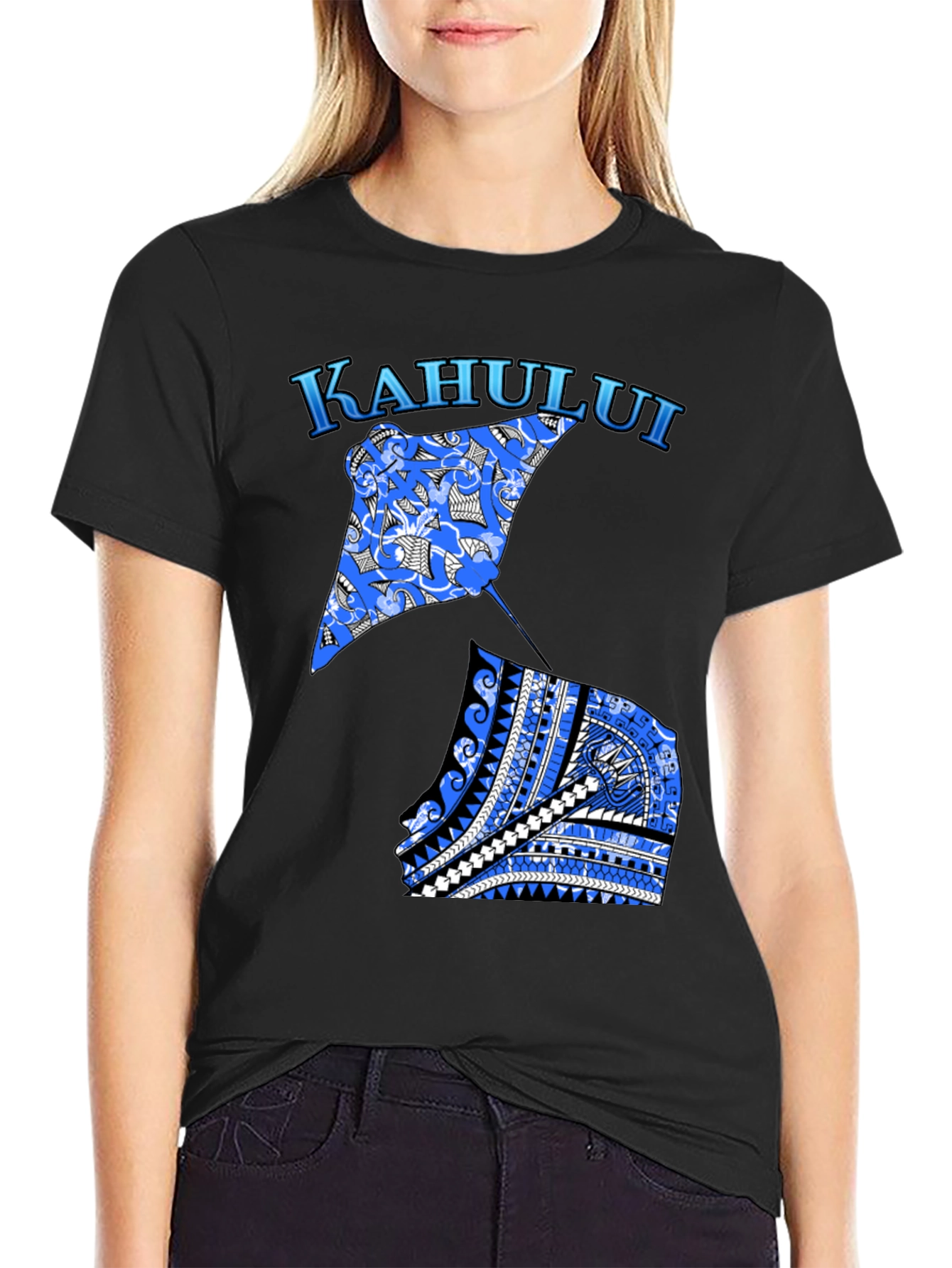 Black Kahului Ray T-Shirt view 2