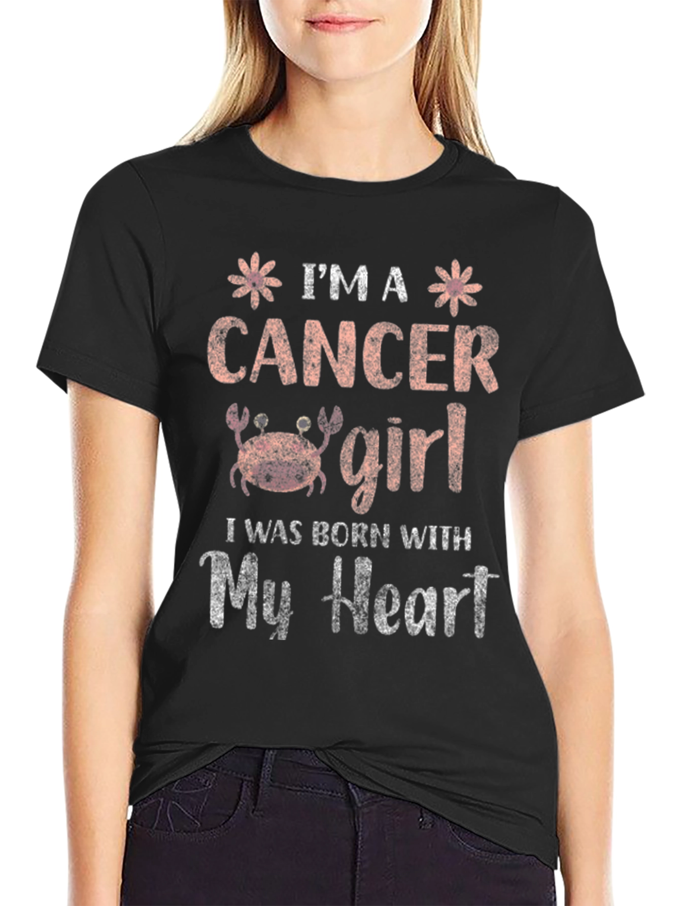 I'm A Cancer Girl Zodiac T-Shirt - 2