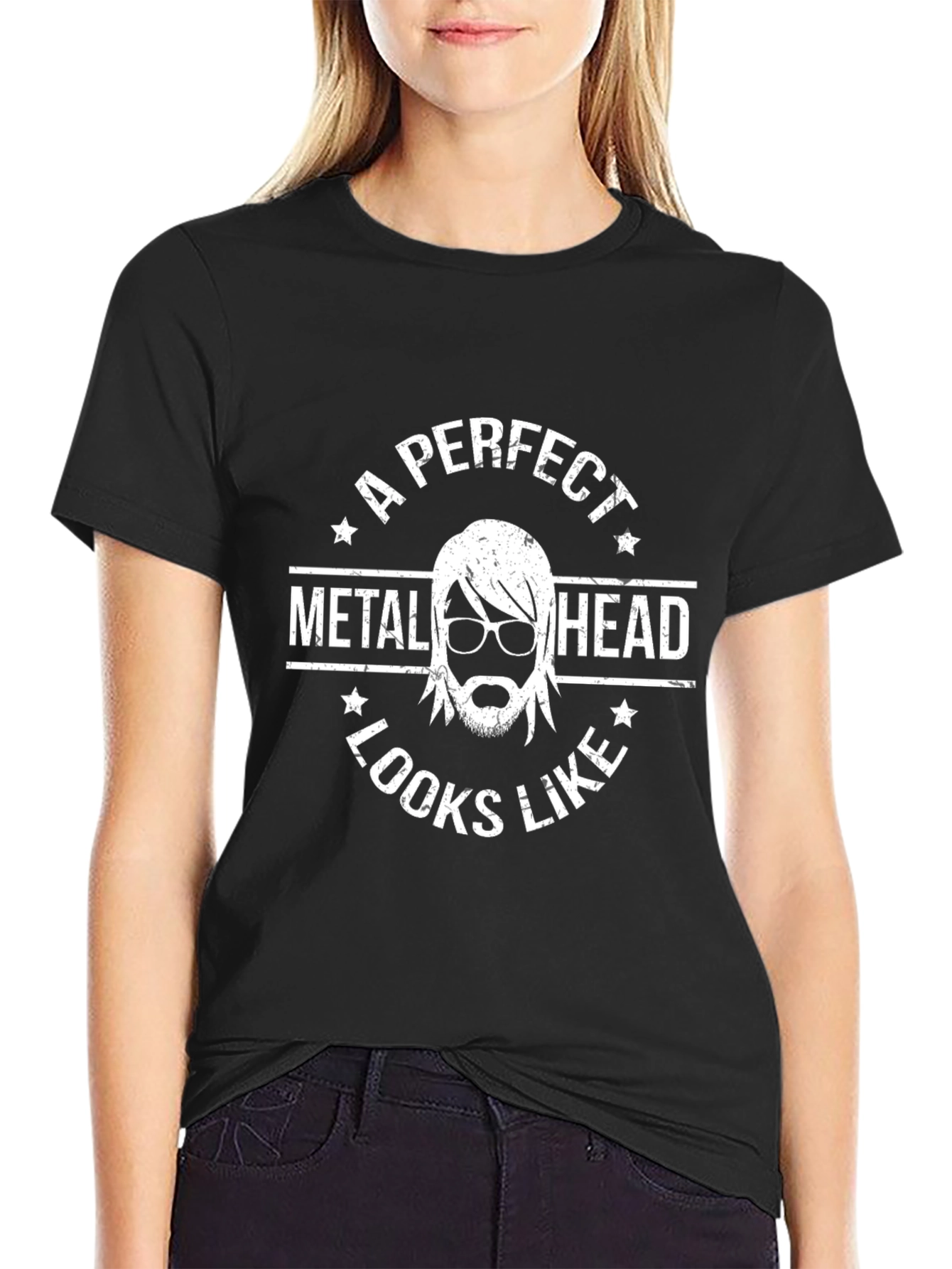A Perfect Metal Head Graphic Tee - 2