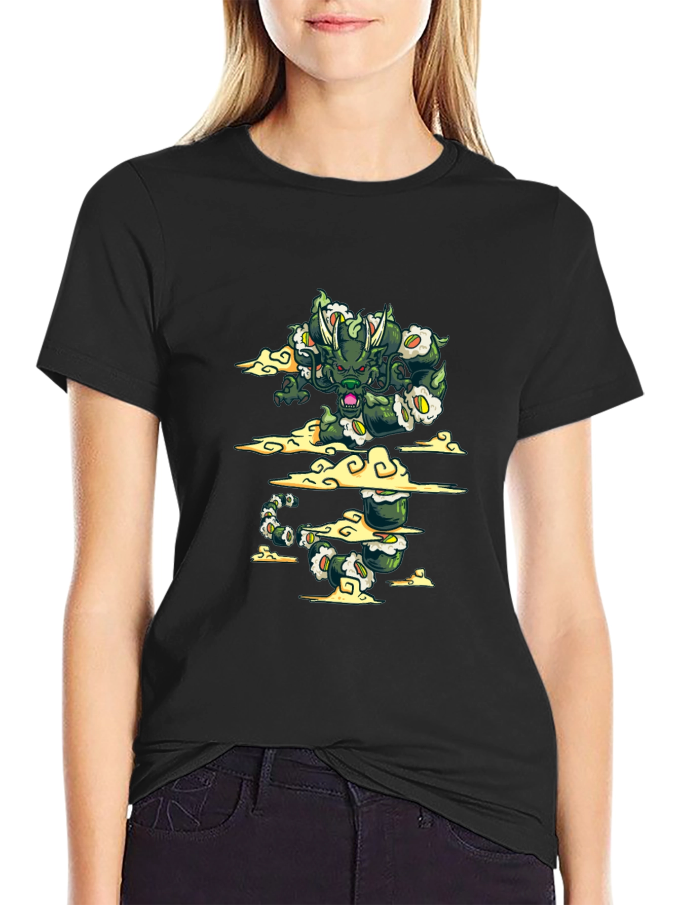 Sushi Dragon Graphic Tee - Stylish & Unique! - 2