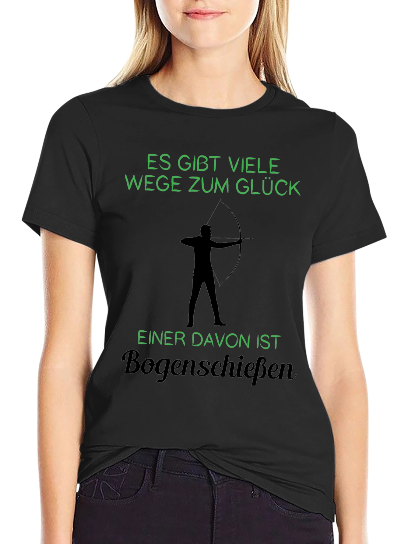 Black Archery Glück T-Shirt view 2