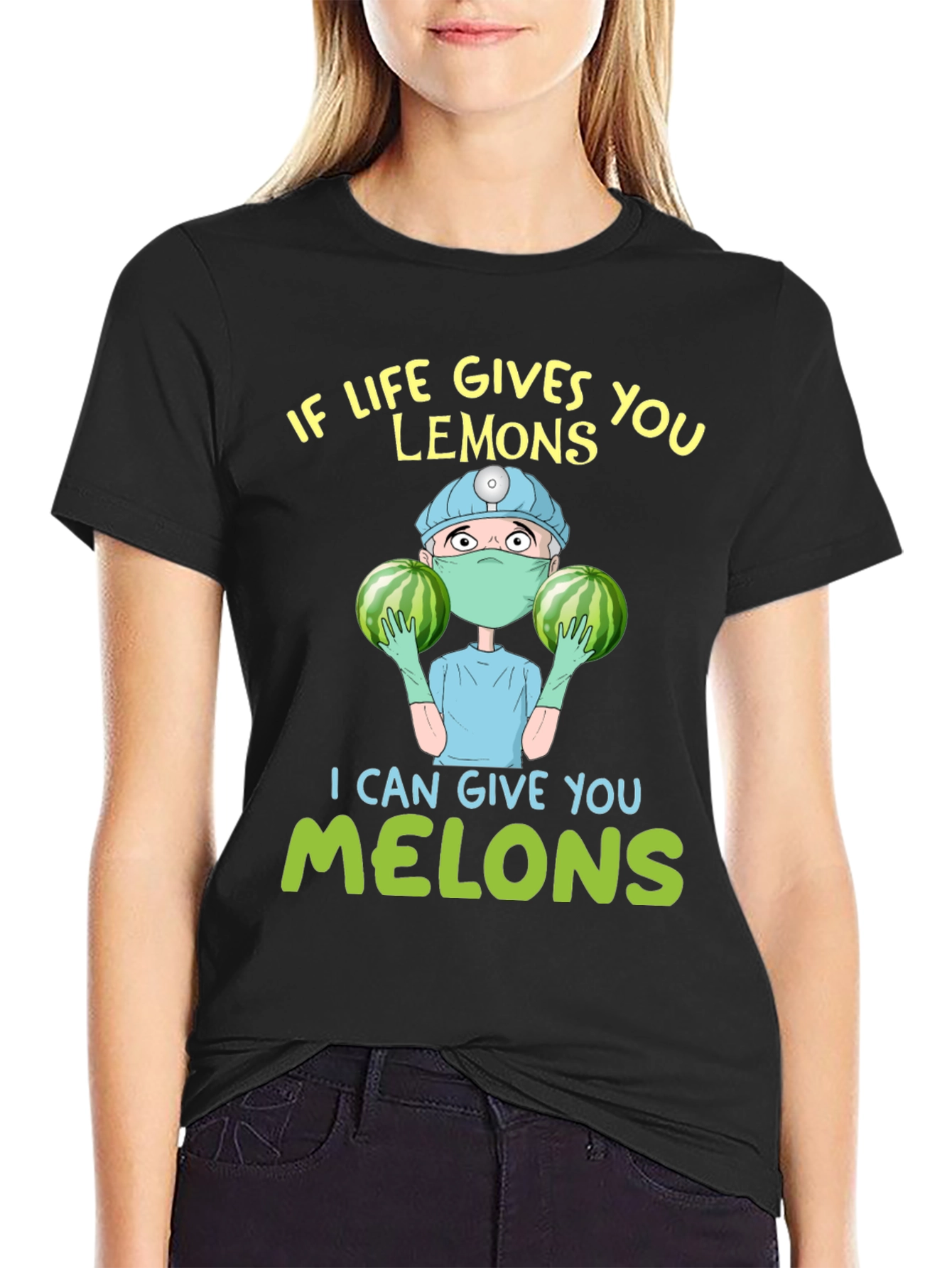 Black If Life Gives You Lemons T-Shirt view 2