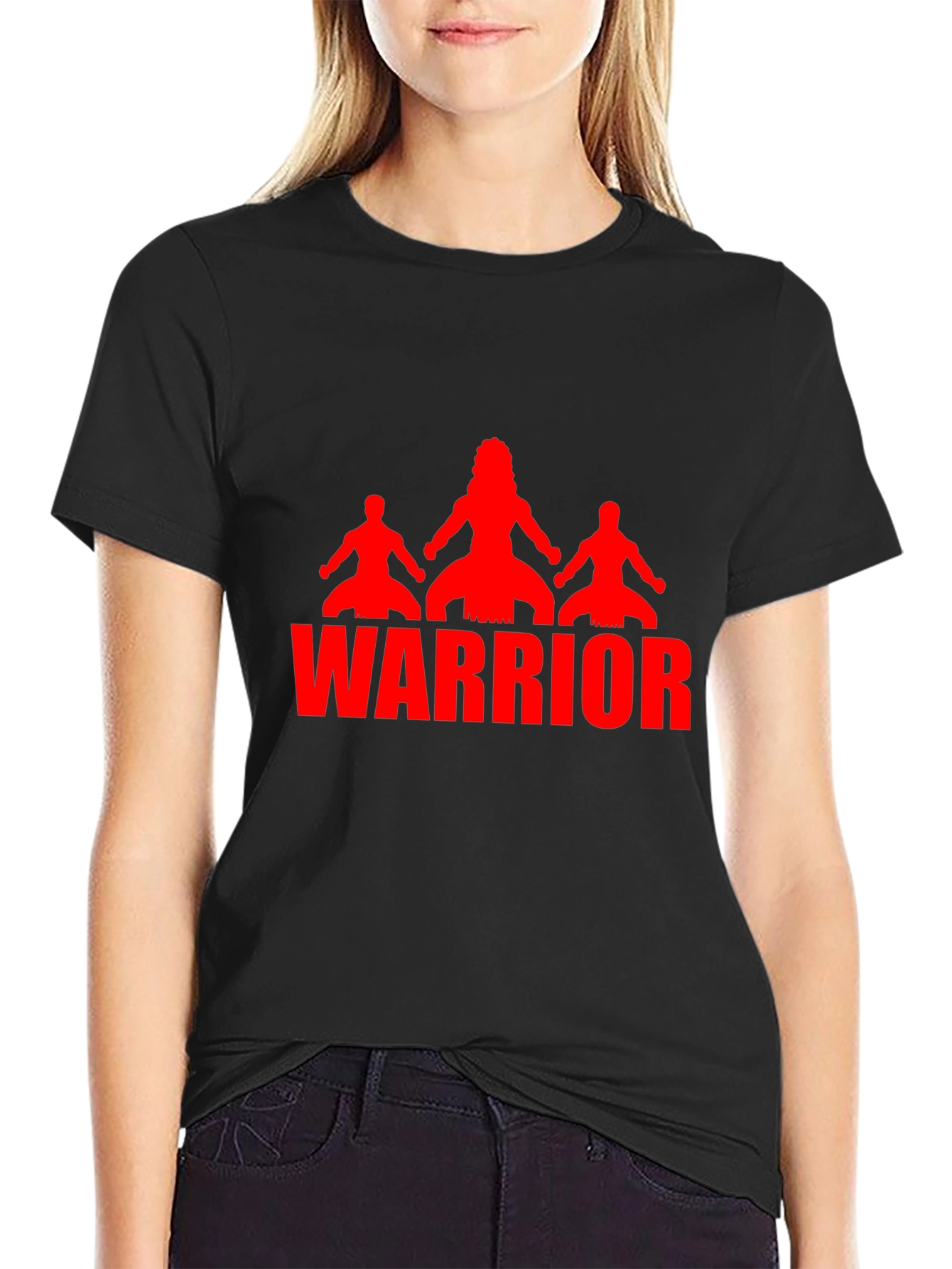 Black Warrior Graphic Black T-Shirt - Men's view 2