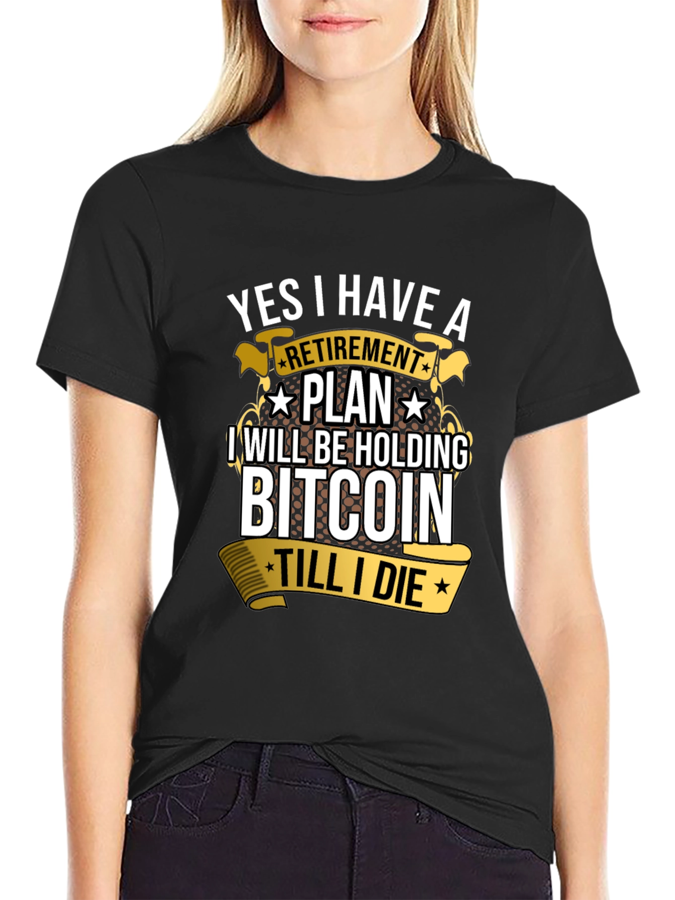 Bitcoin Retirement Plan Graphic Tee - 2