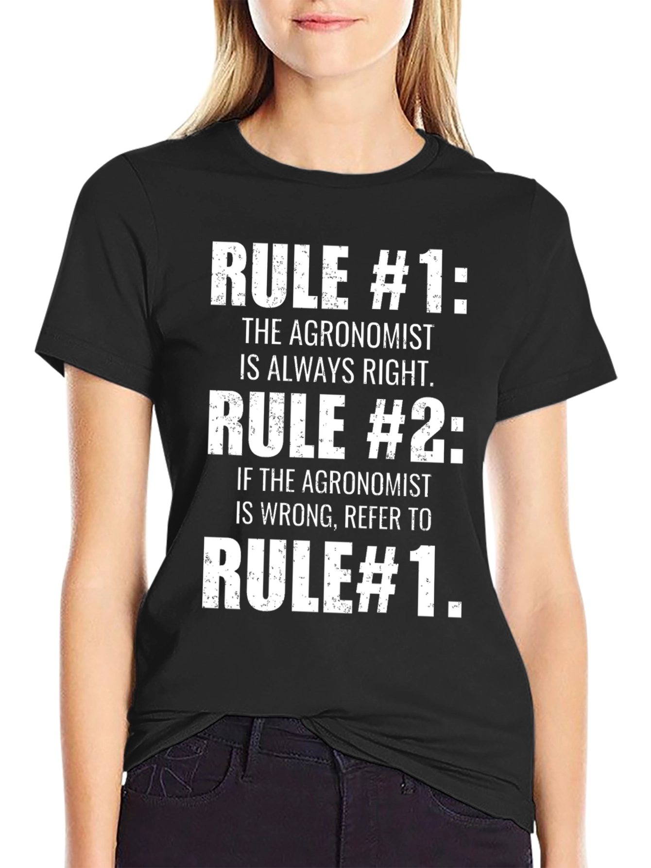 Agronomist Rules T-Shirt - Funny Farming Gift - 2