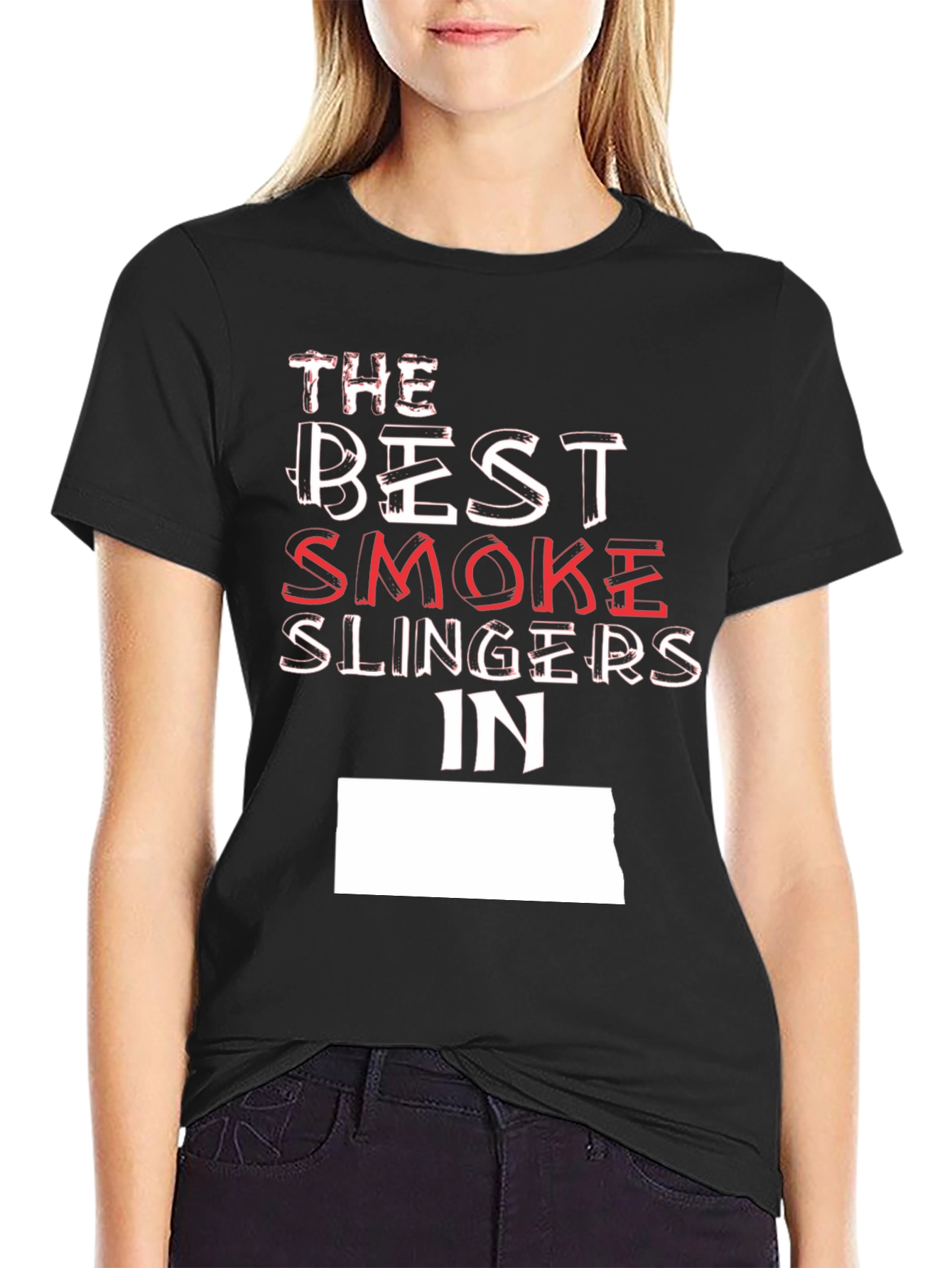 Black The Best Smoke Slingers T-Shirt view 2