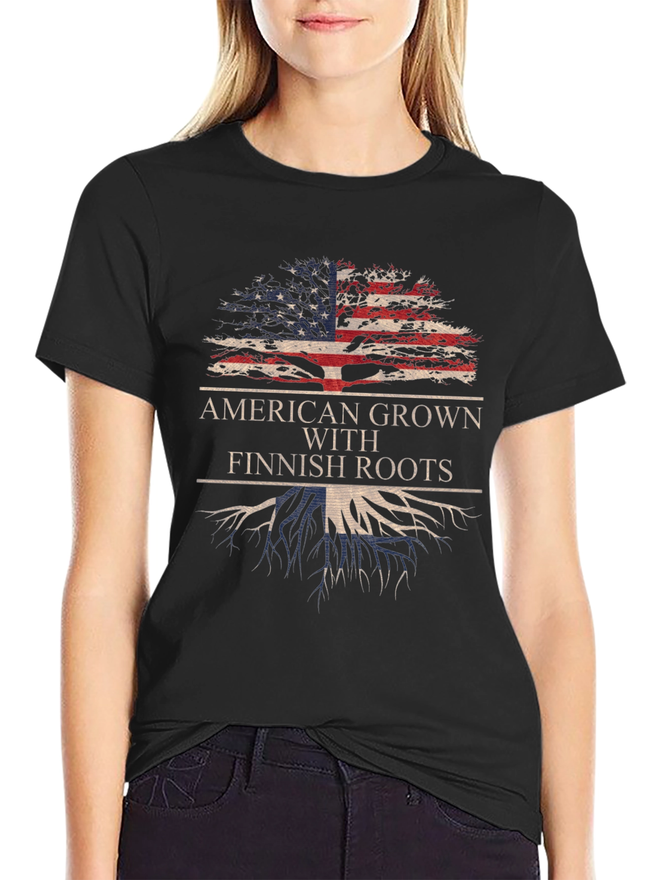American Grown with Finnish Roots T-Shirt - 2