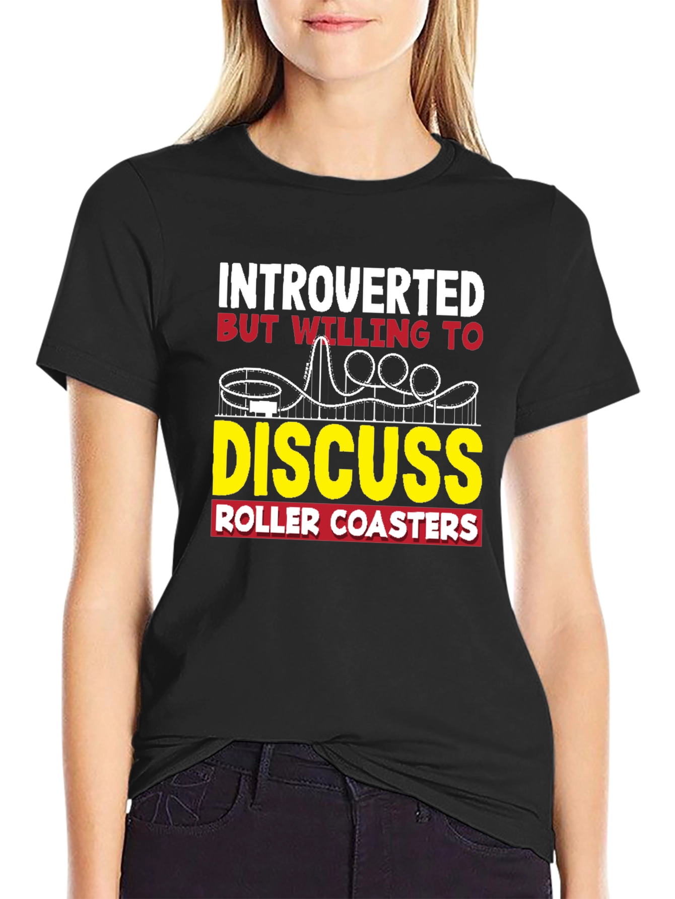 Introverted Roller Coaster Lover T-Shirt - 2