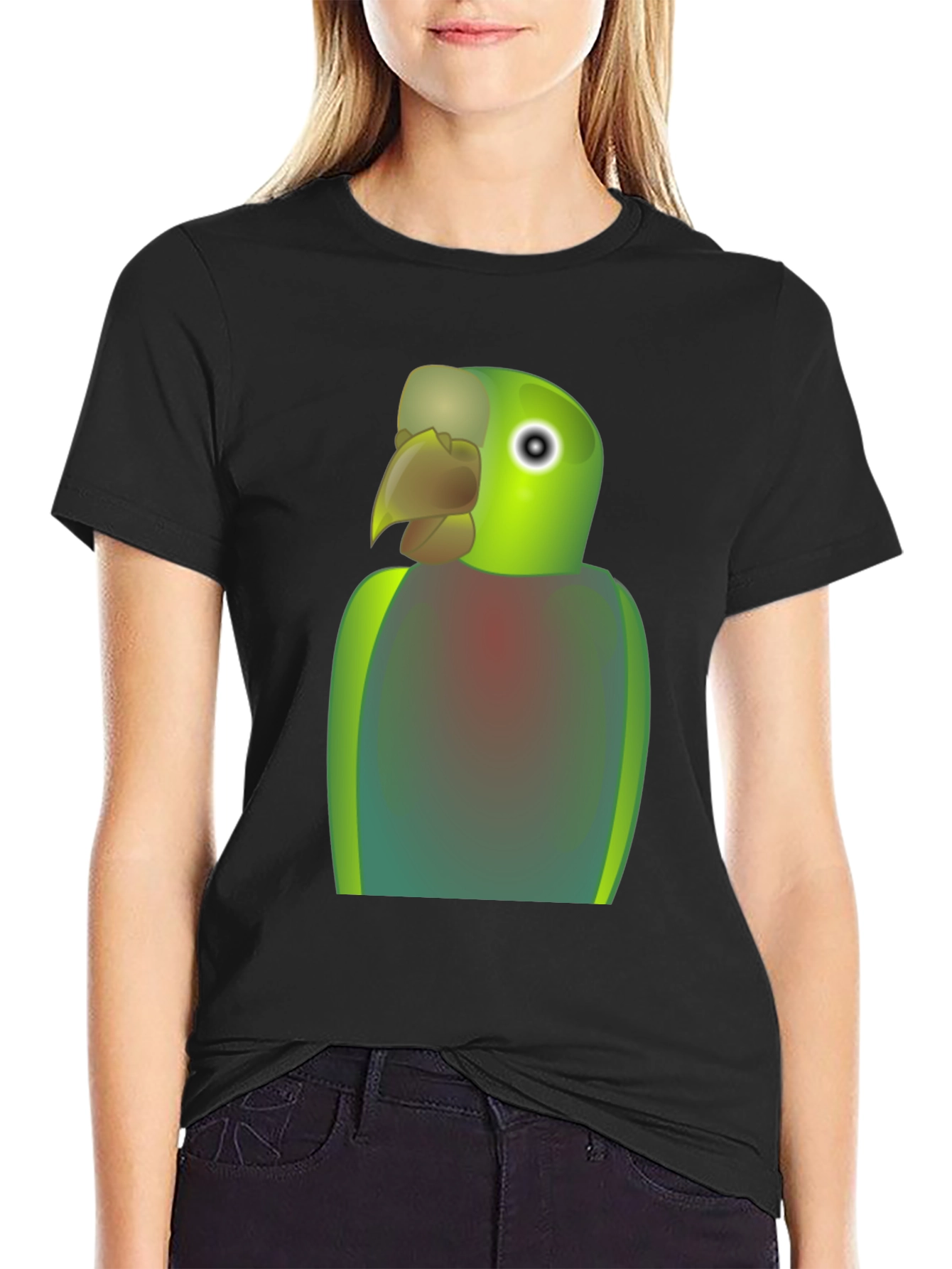 Parrot Graphic T-Shirt - Quirky Bird Lover Tee - 2