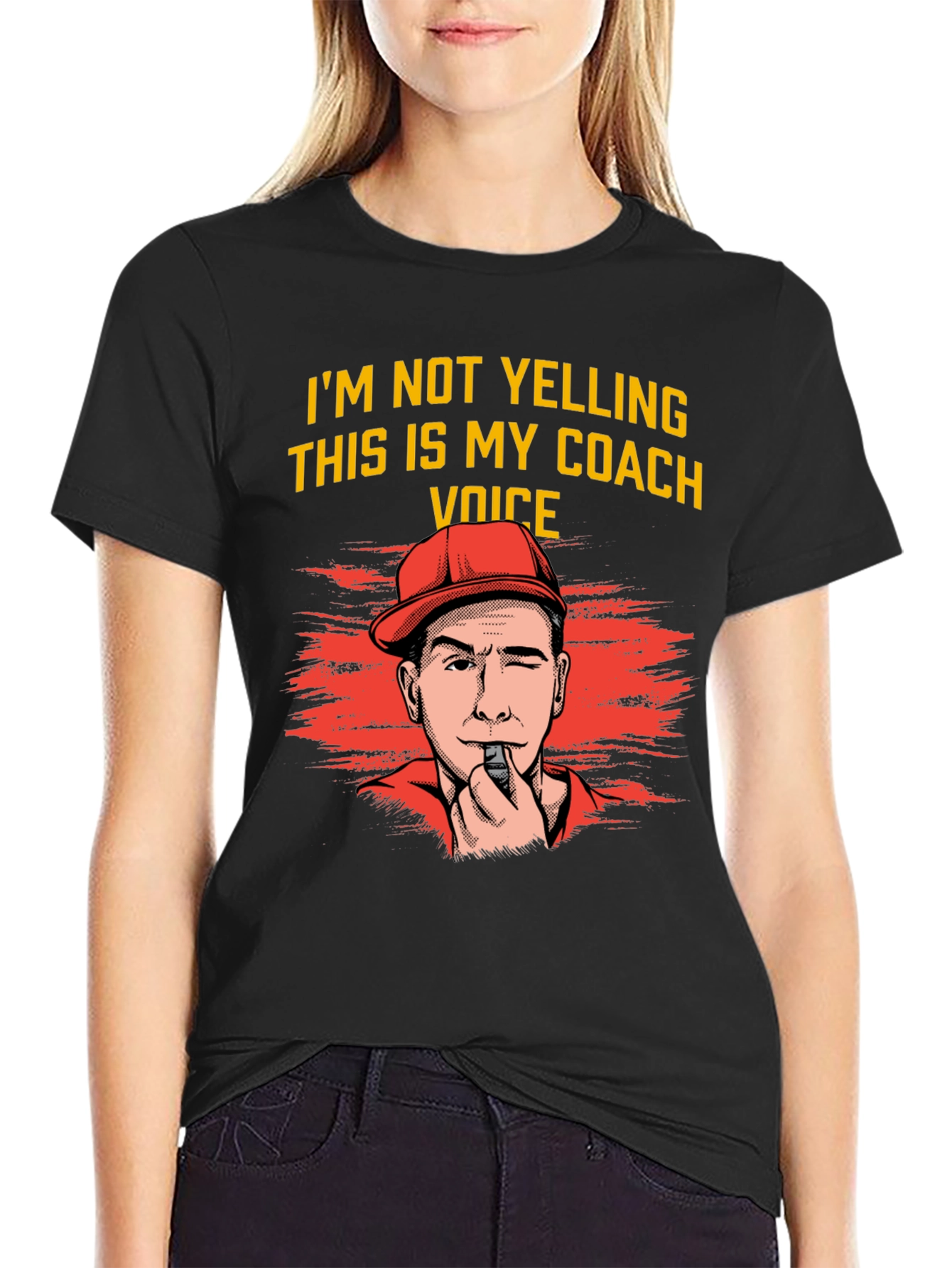 Black Coach Voice Graphic T-Shirt - Black view 2
