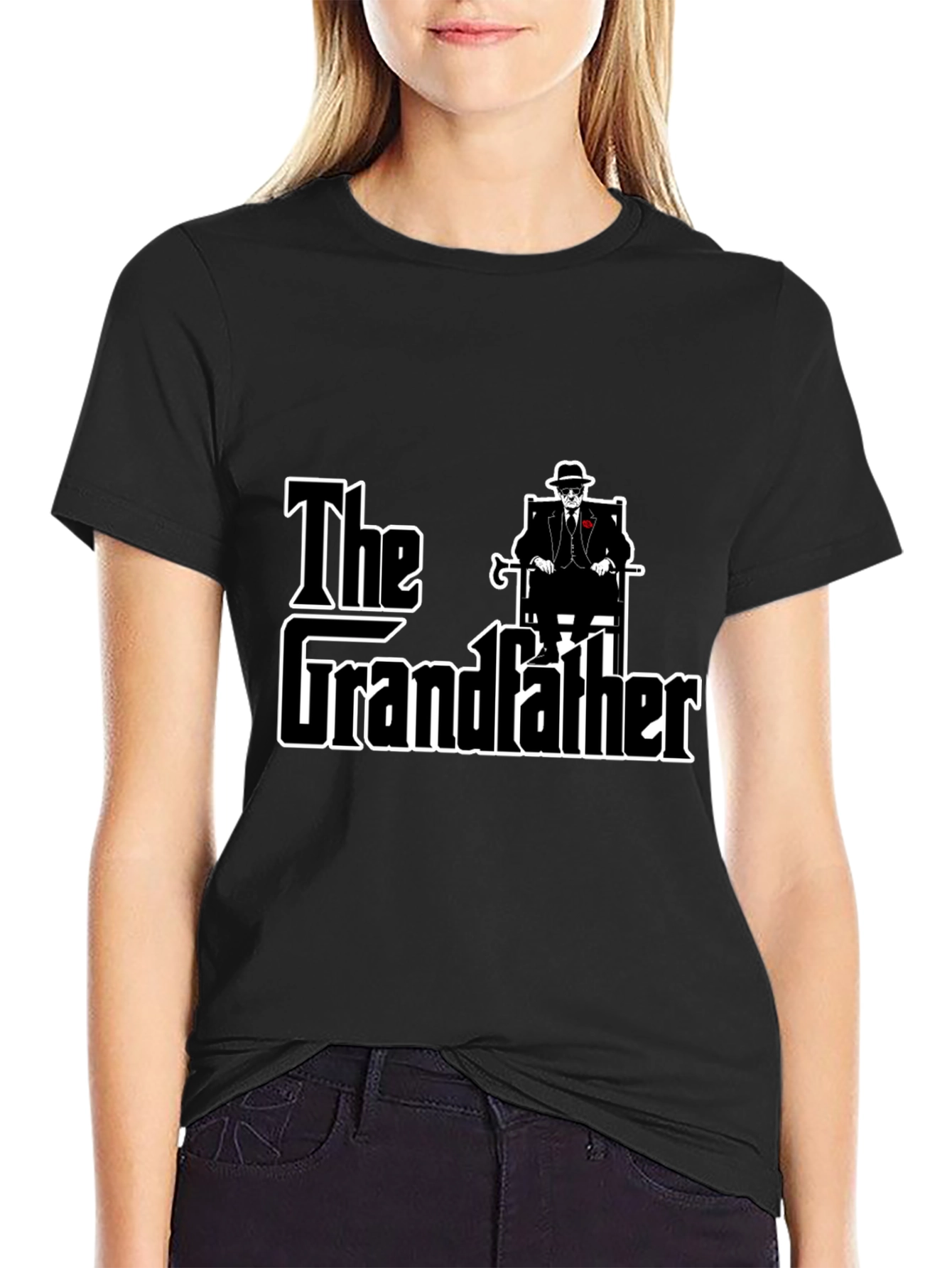 The Grandfather Graphic Tee - Classic Black T-Shirt - 2