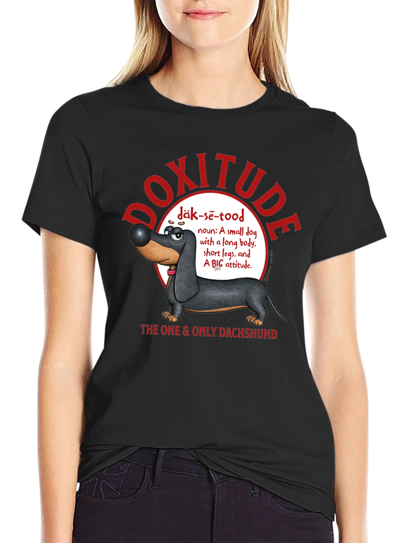 Doxitude Dachshund T-Shirt - Funny Dog Attitude Tee - 2