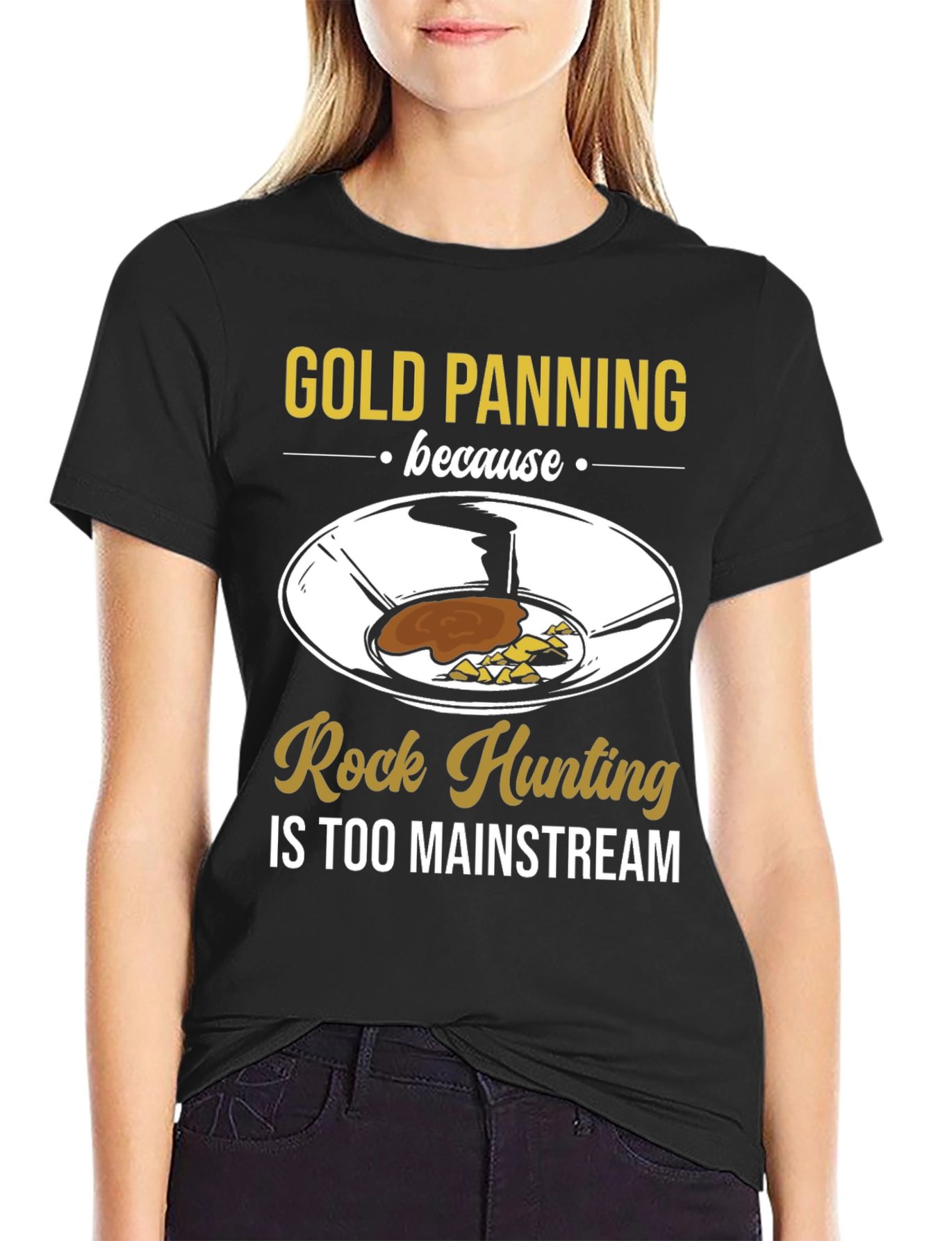 Black Gold Panning Tee - Rock Hunting's Alternative view 2