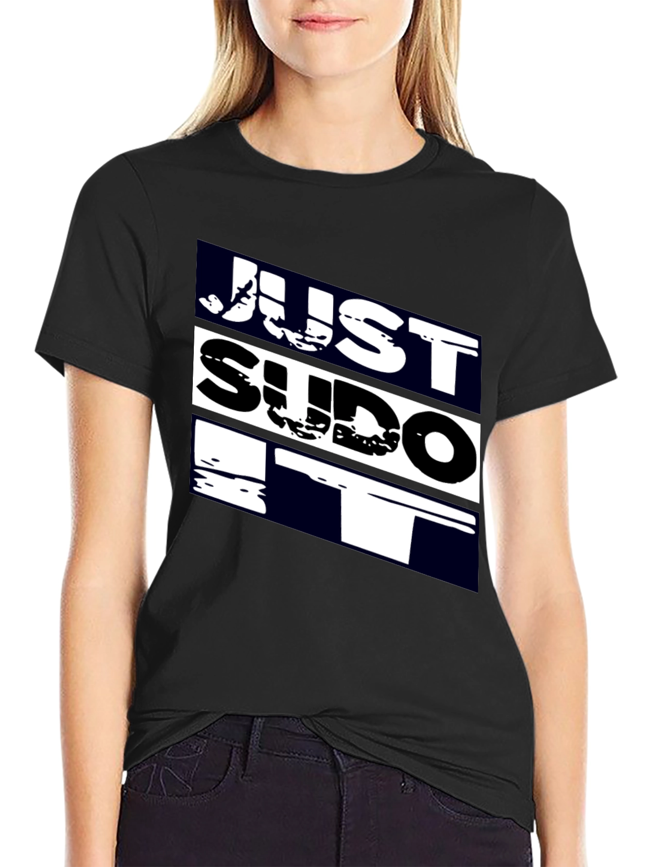 Just Sudo It - Black T-Shirt - 2