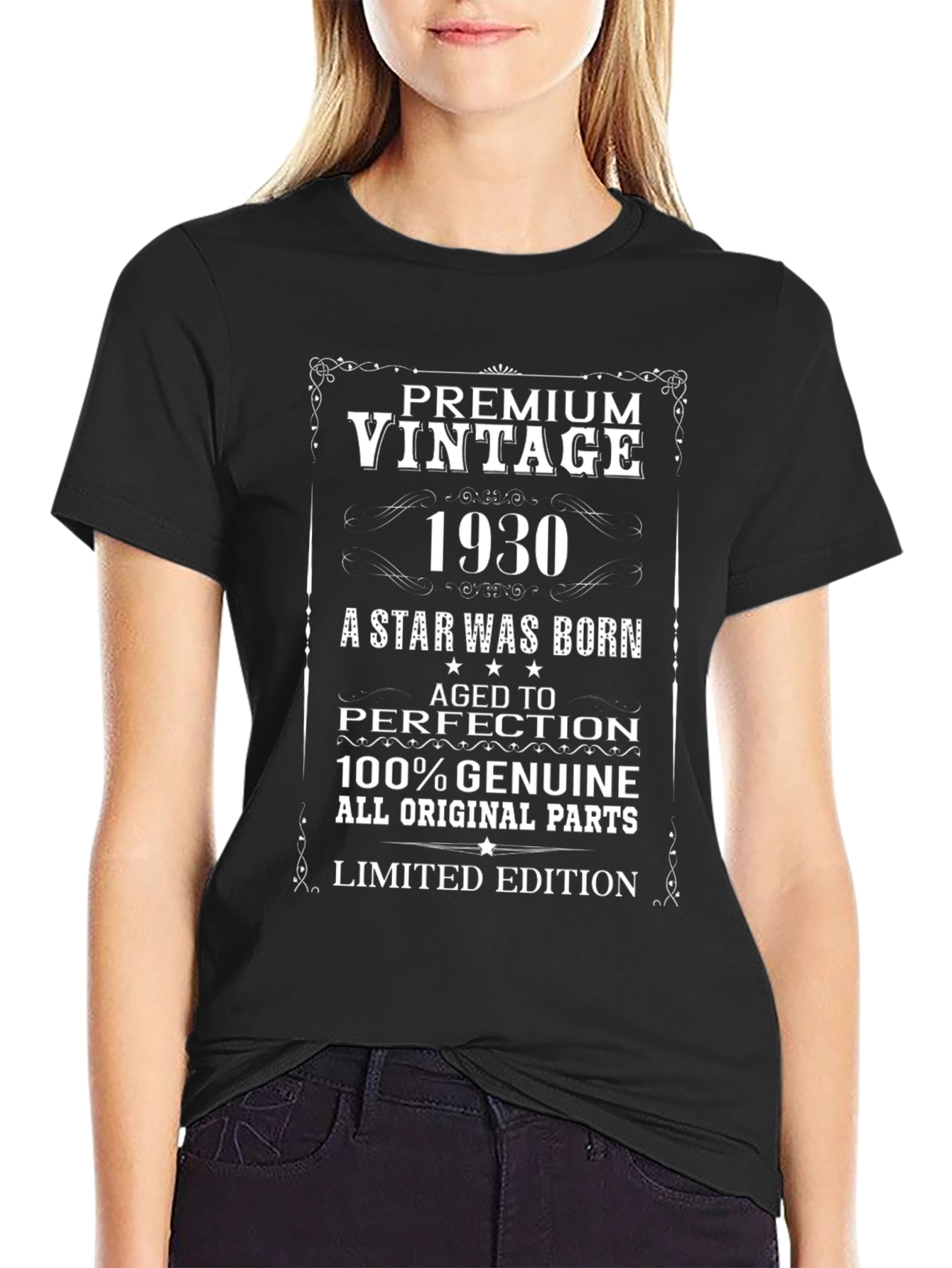 Black Premium Vintage 1930 T-Shirt Limited Edition view 2