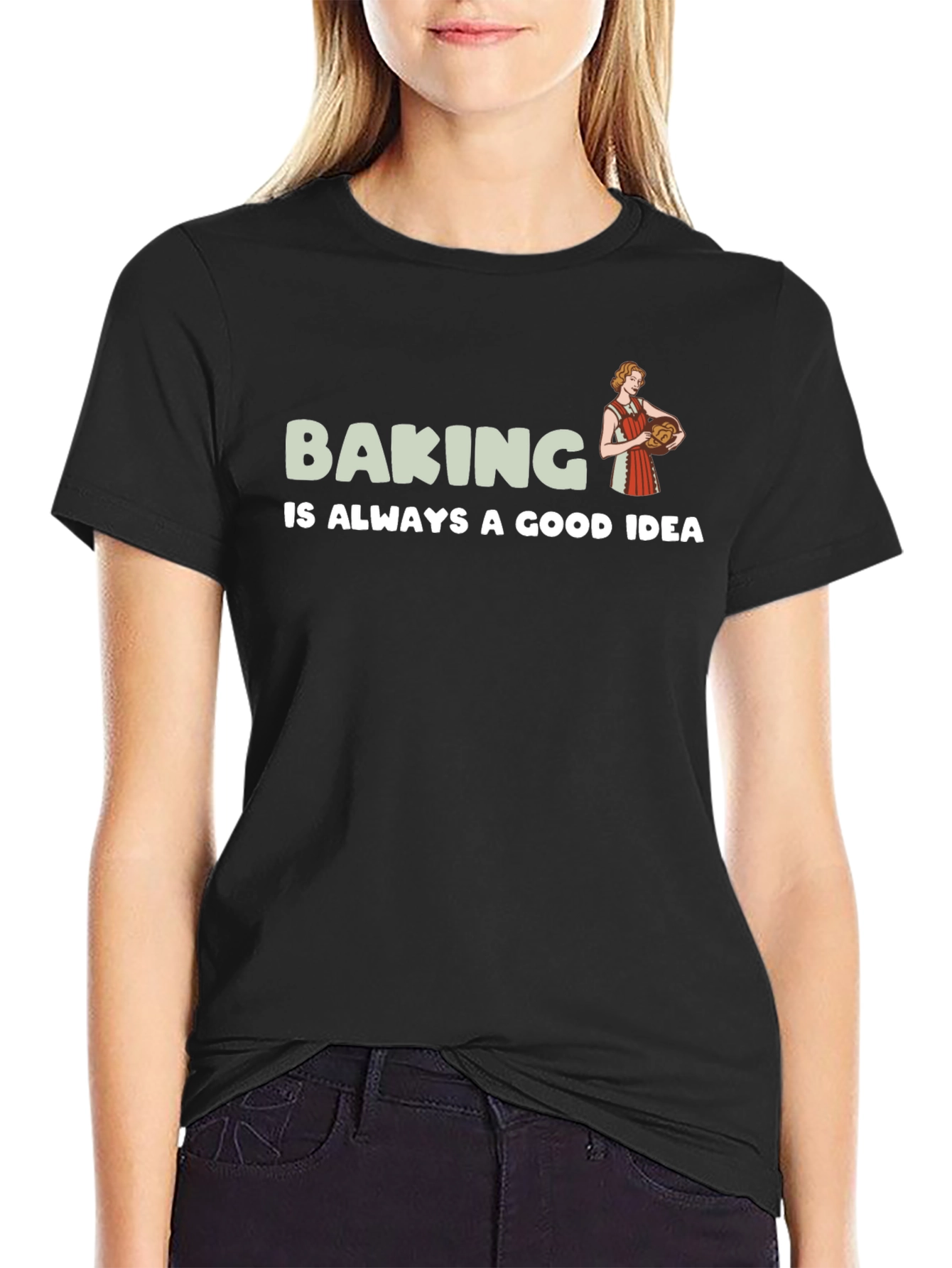 Black Baking is Always a Good Idea T-Shirt view 2