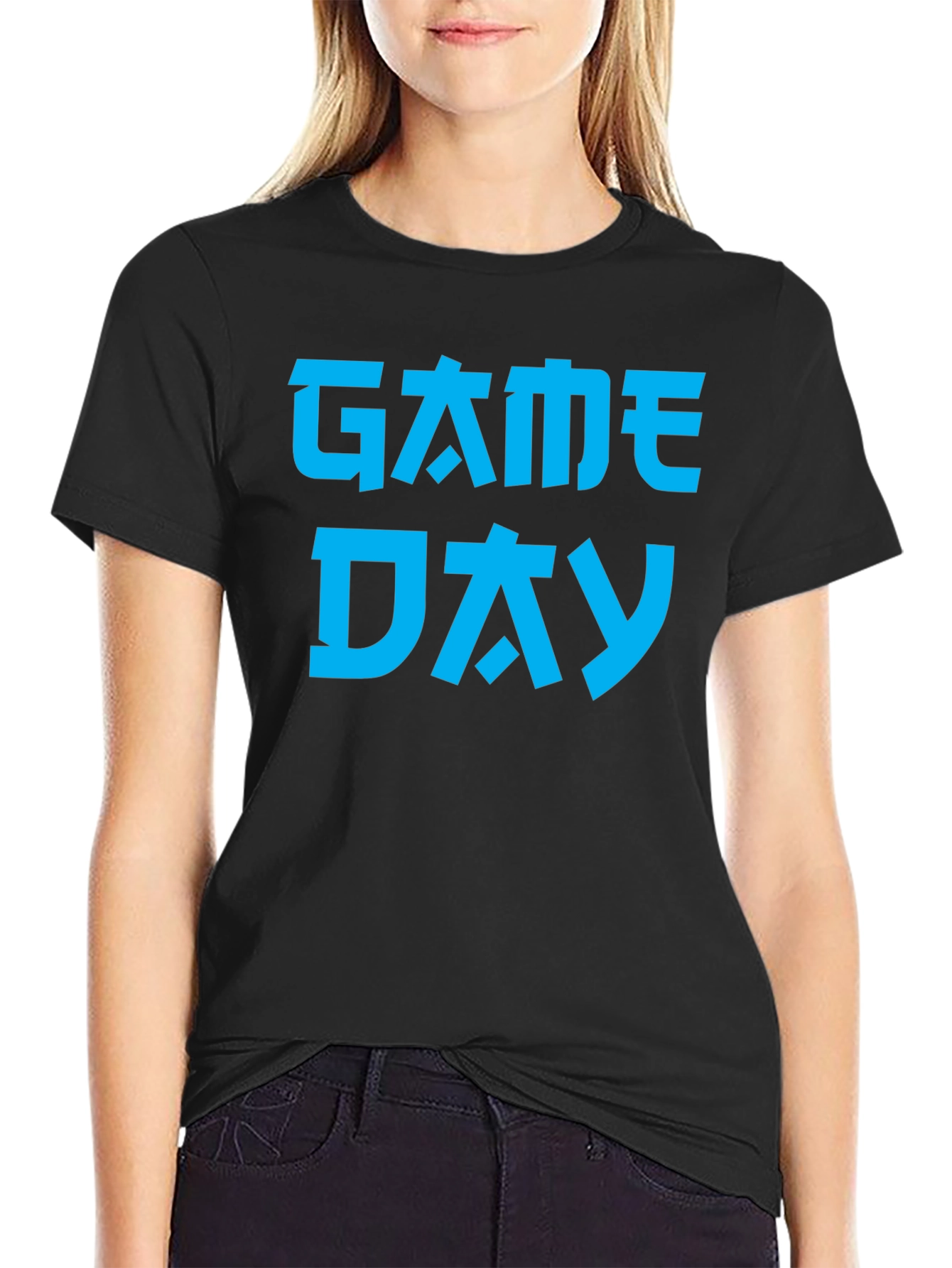 Black Game Day T-Shirt view 2
