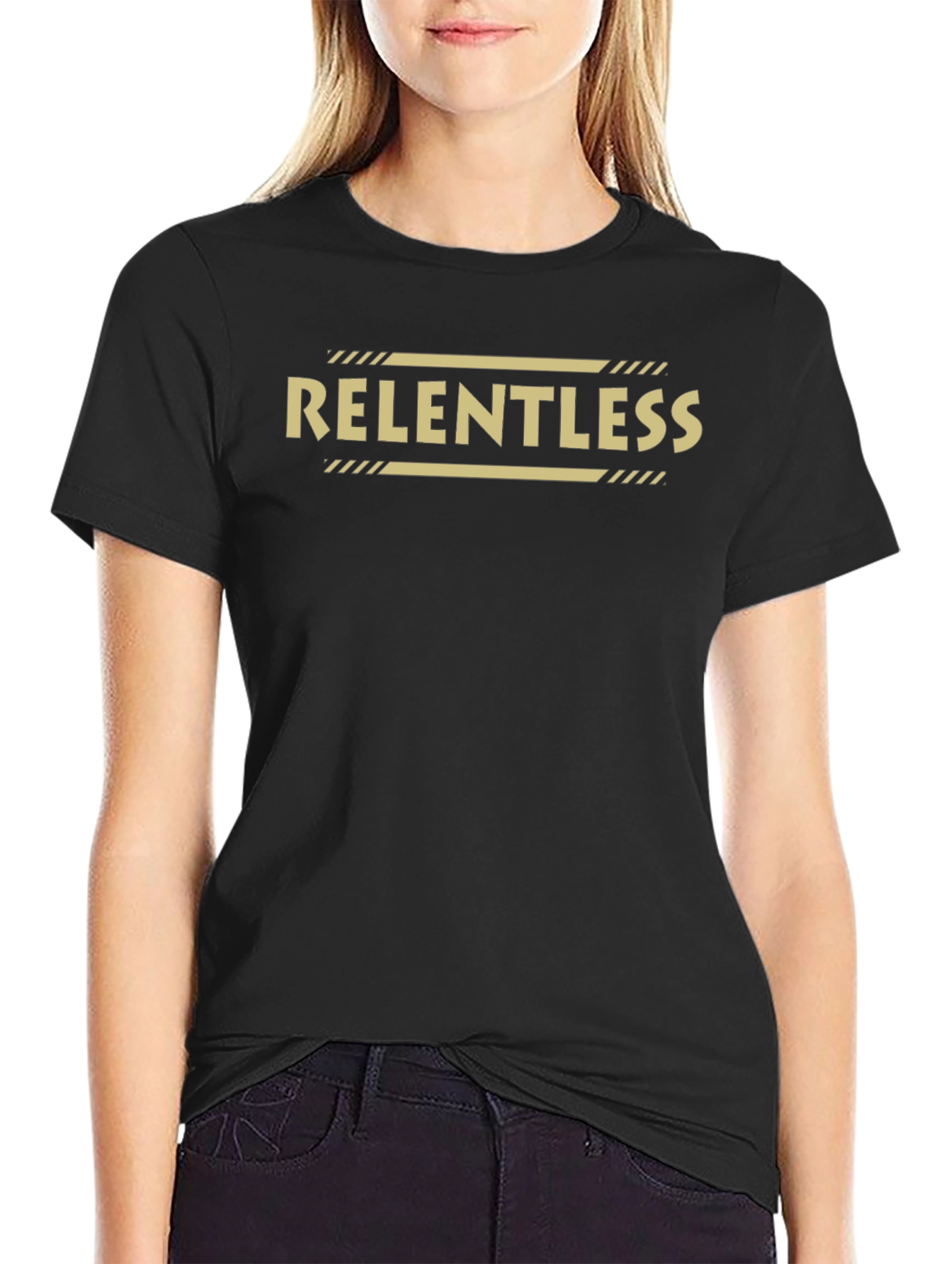 Black Relentless Graphic Tee - Mens Black T-Shirt view 2