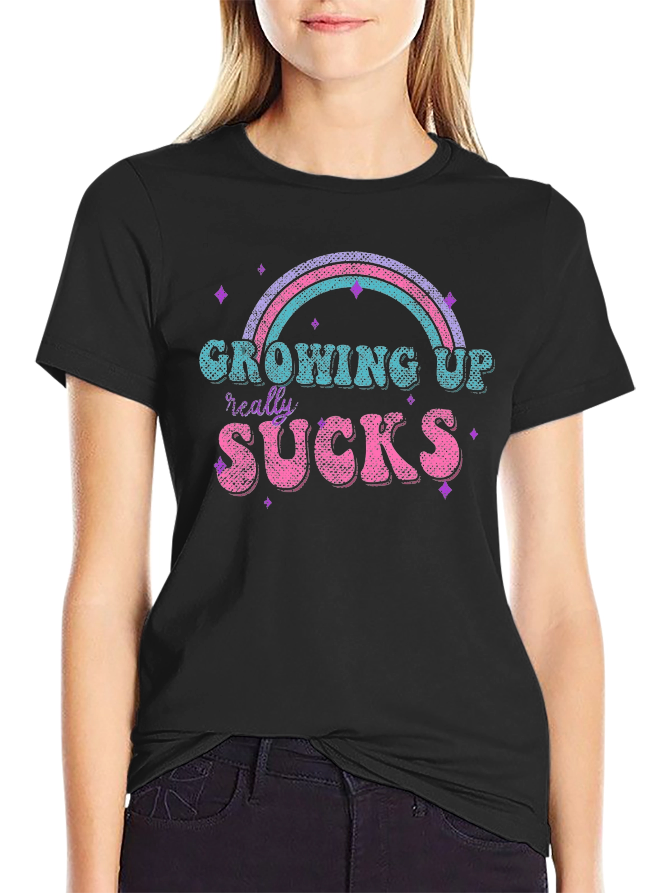 Growing Up Really Sucks Graphic Tee - 2