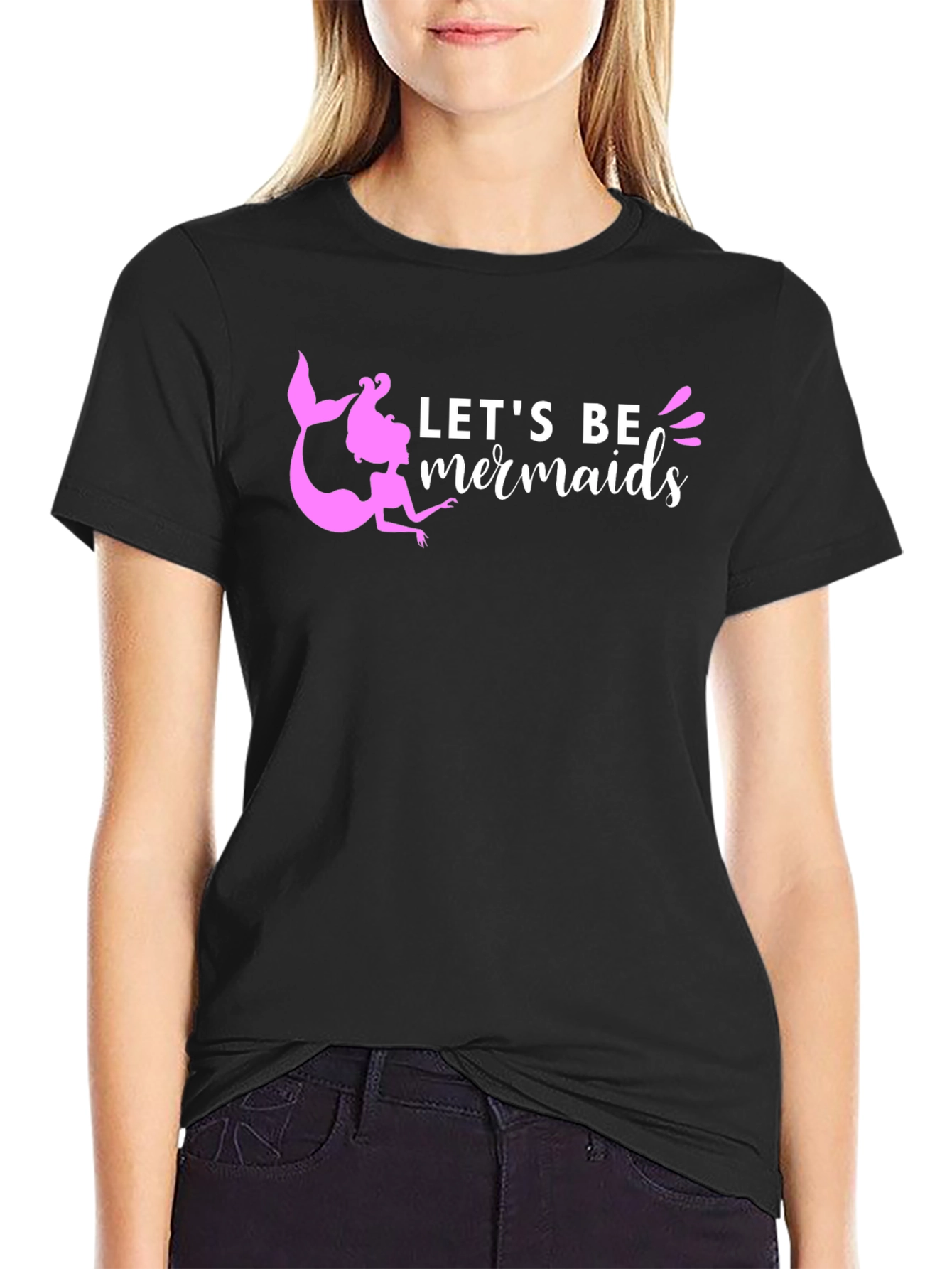 Let's Be Mermaids Graphic Tee - 2