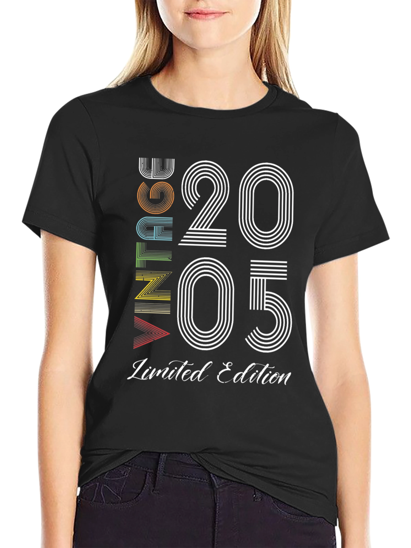 Black Vintage 2005 Limited Edition Graphic T-Shirt view 2