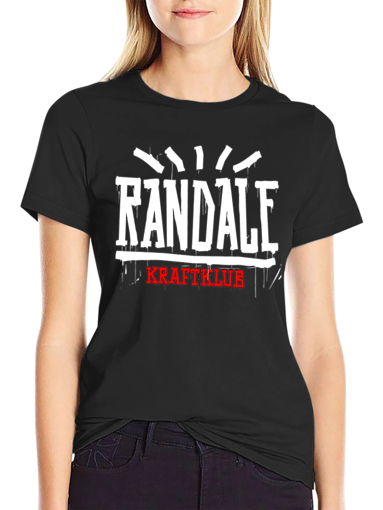 Black Randale Kraftklub Black T-Shirt view 2